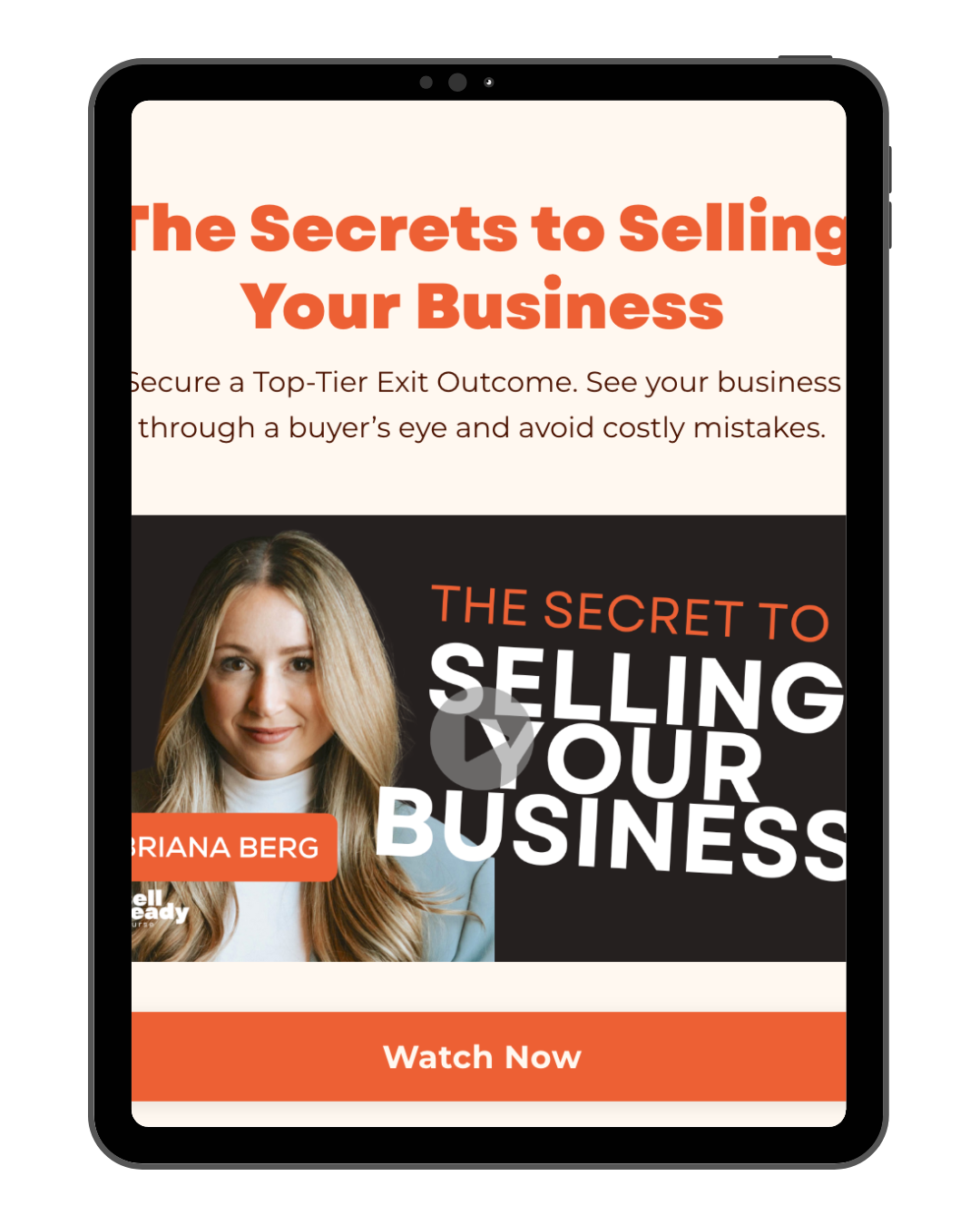 Get ready to sell your business