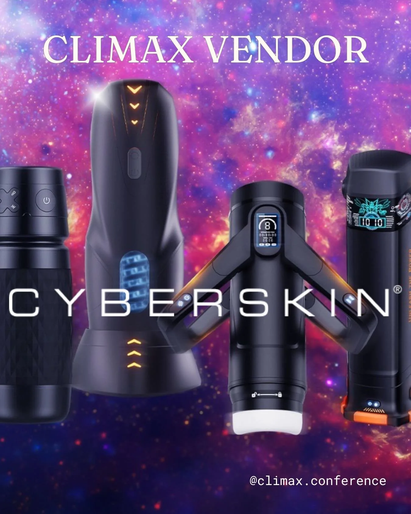 CLIMAX Vendor Spotlight ✨ 

Meet Cyberskin, a pioneer in s3xual wellness innovation since the &rsquo;90s - known for creating ultra-realistic, body-safe materials that revolutionized pleasure. Today, they&rsquo;re leading the way with next-gen male m