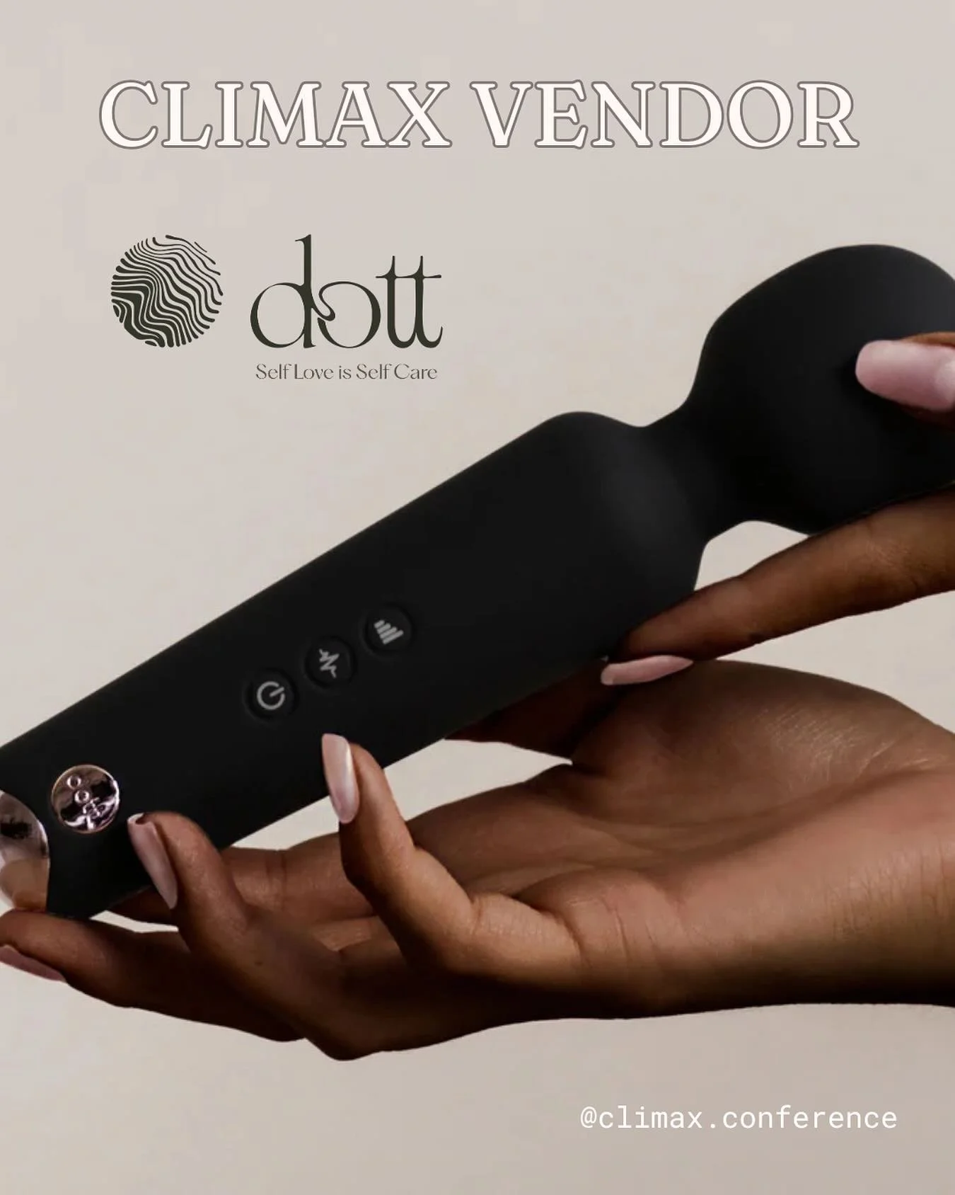 CLIMAX Vendor Spotlight ✨ 

Meet Dott (@dottwell) 👋- a brand reshaping how we approach perimenopause and menopause. Through vibration therapy, Dott supports hormone balance, pelvic floor strength, s3xual wellness &amp; reconnection with your body th