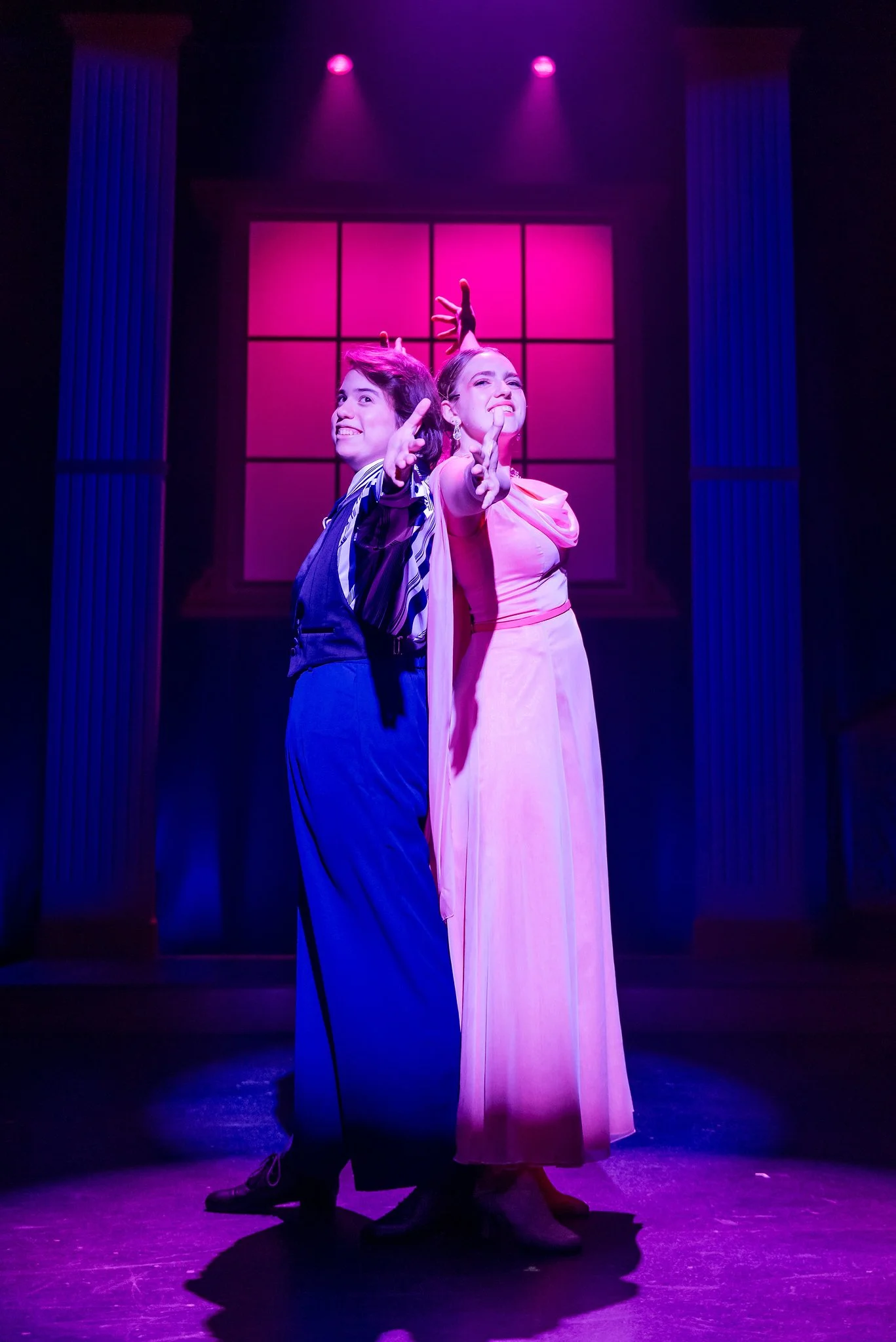 Sarah Koury as Reno Sweeney performing "Friendship" in Red Hot and Cole at Walnut Hill School for the Arts in Natick, MA