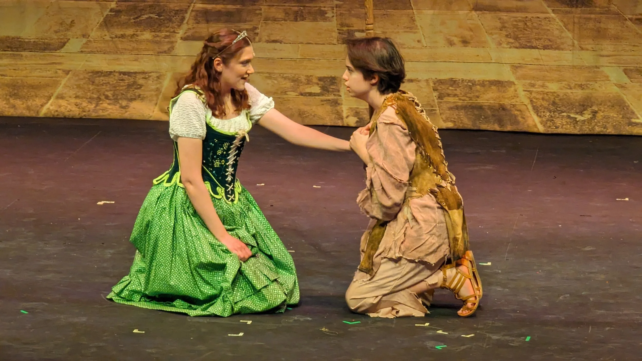 Sarah as Musidorus and the cast of Head Over Heels at The Umbrella Arts Center in Concord, MA