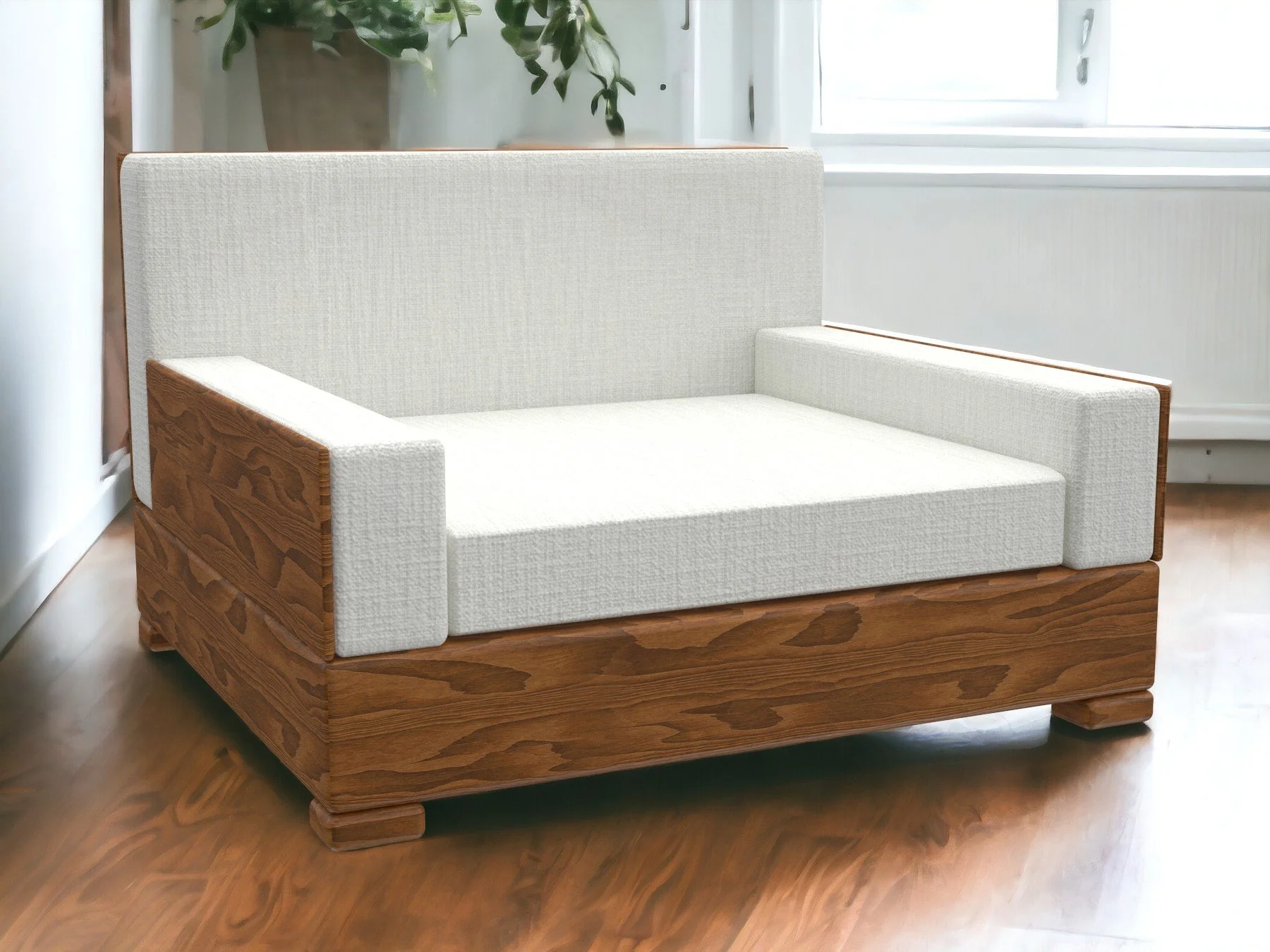 Sillón desmontable, inspirado en Armando Franco y Ernesto Gómez.