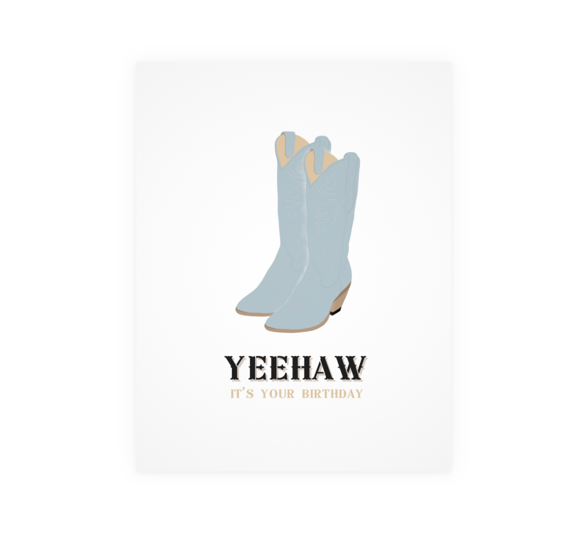 YeeHaw Birthday Card