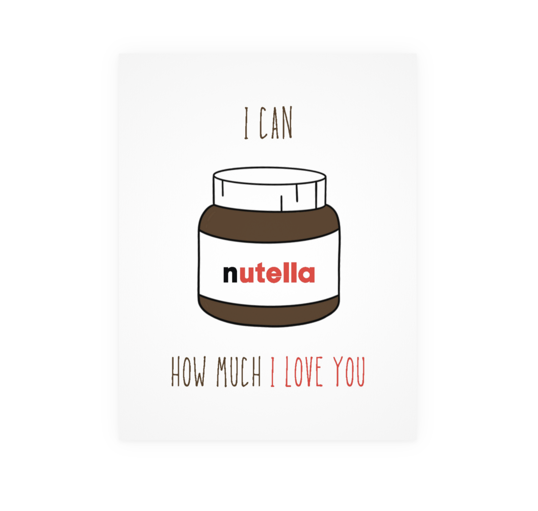 Nutella Love Card