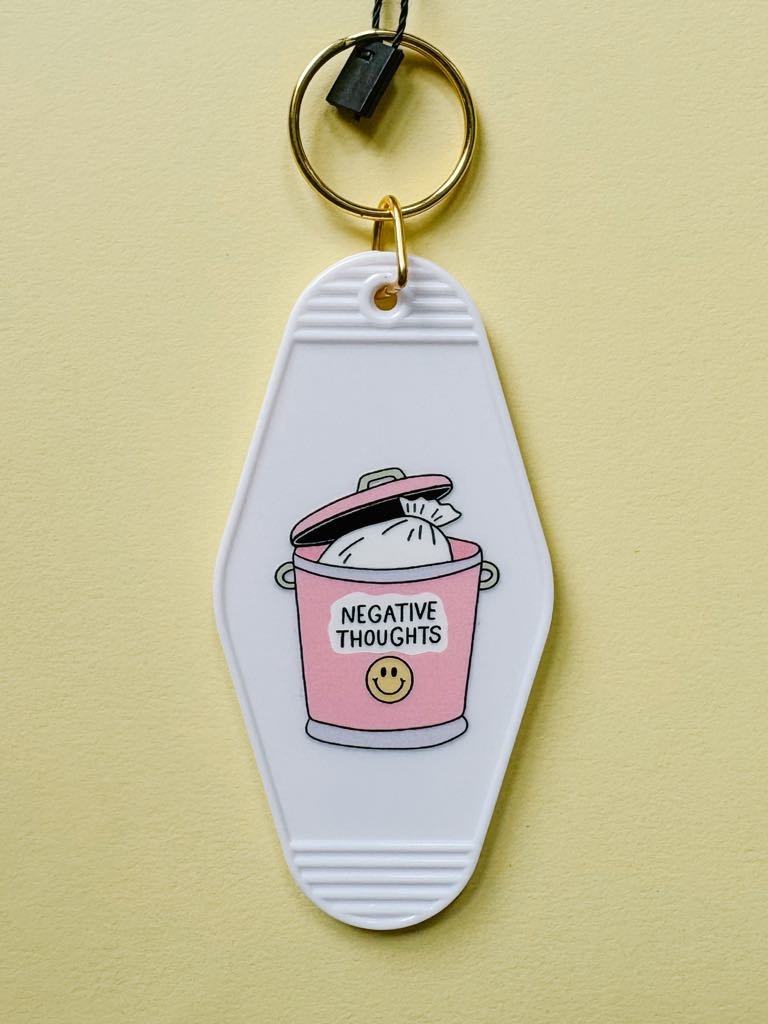 Negative Thoughts Keychain
