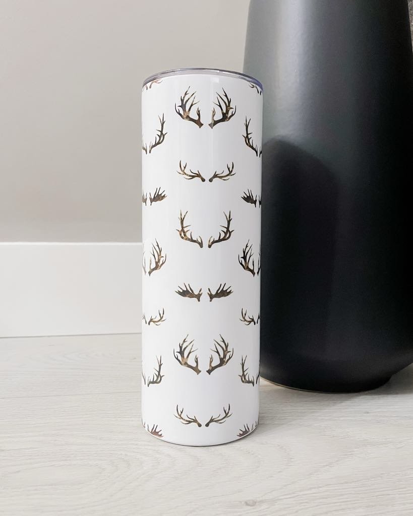 Antlers Skinny Tumbler