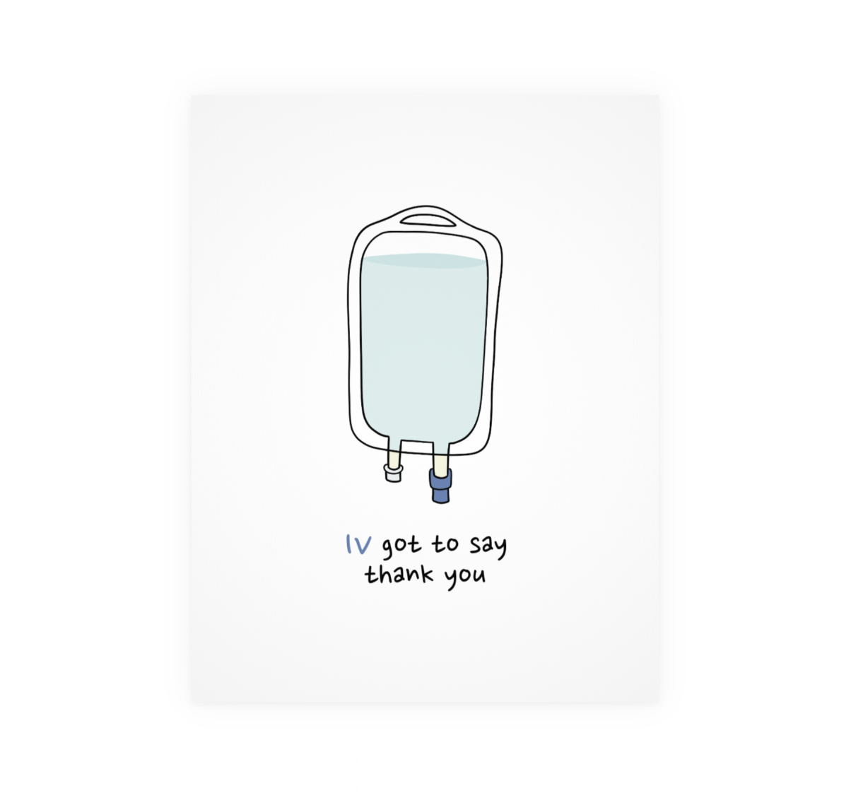 IV Thank You Card