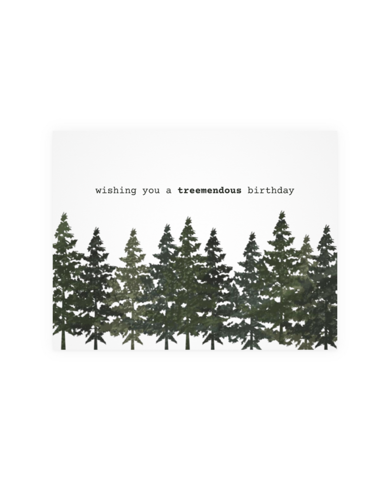 Treemendous Birthday Card