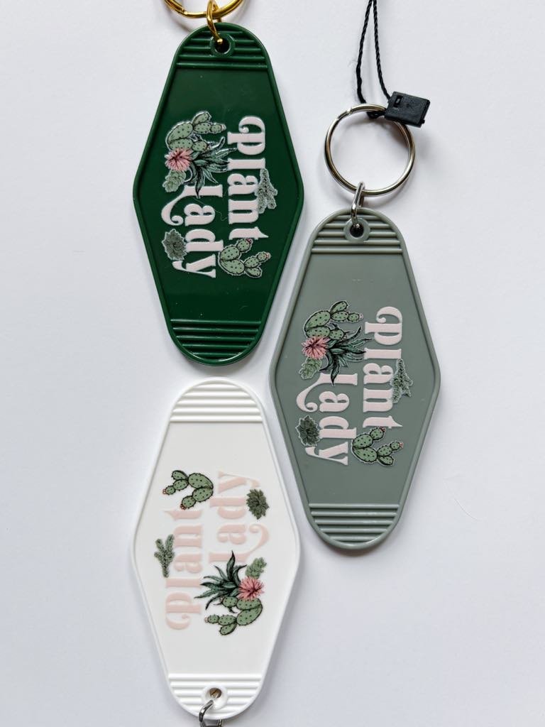 Plant Lady Keychain