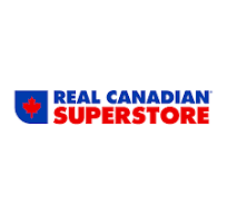 Real Canadian Superstore logo with a maple leaf icon.