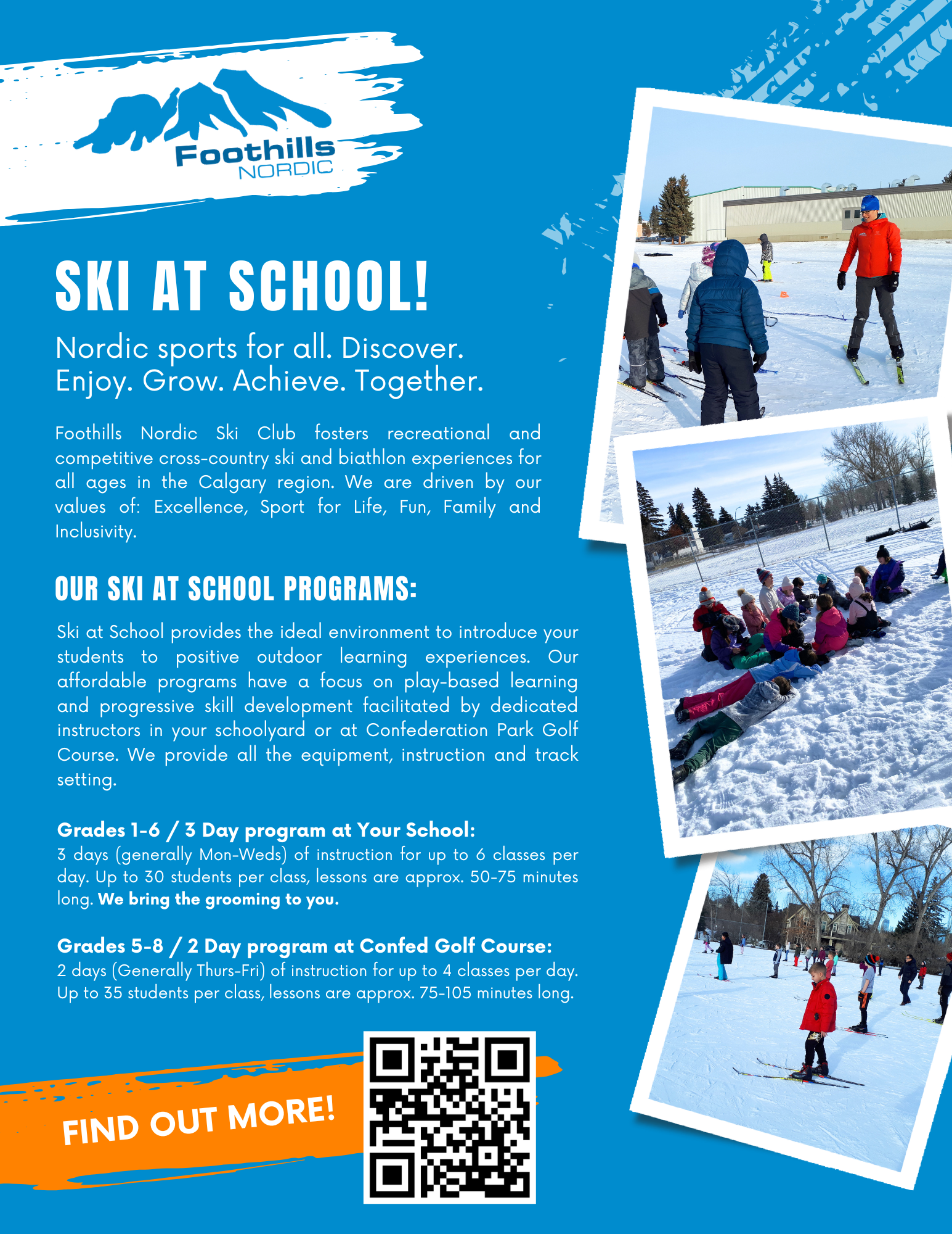 Ski At School — Foothills Nordic Ski Club | Calgary Alberta Cross ...