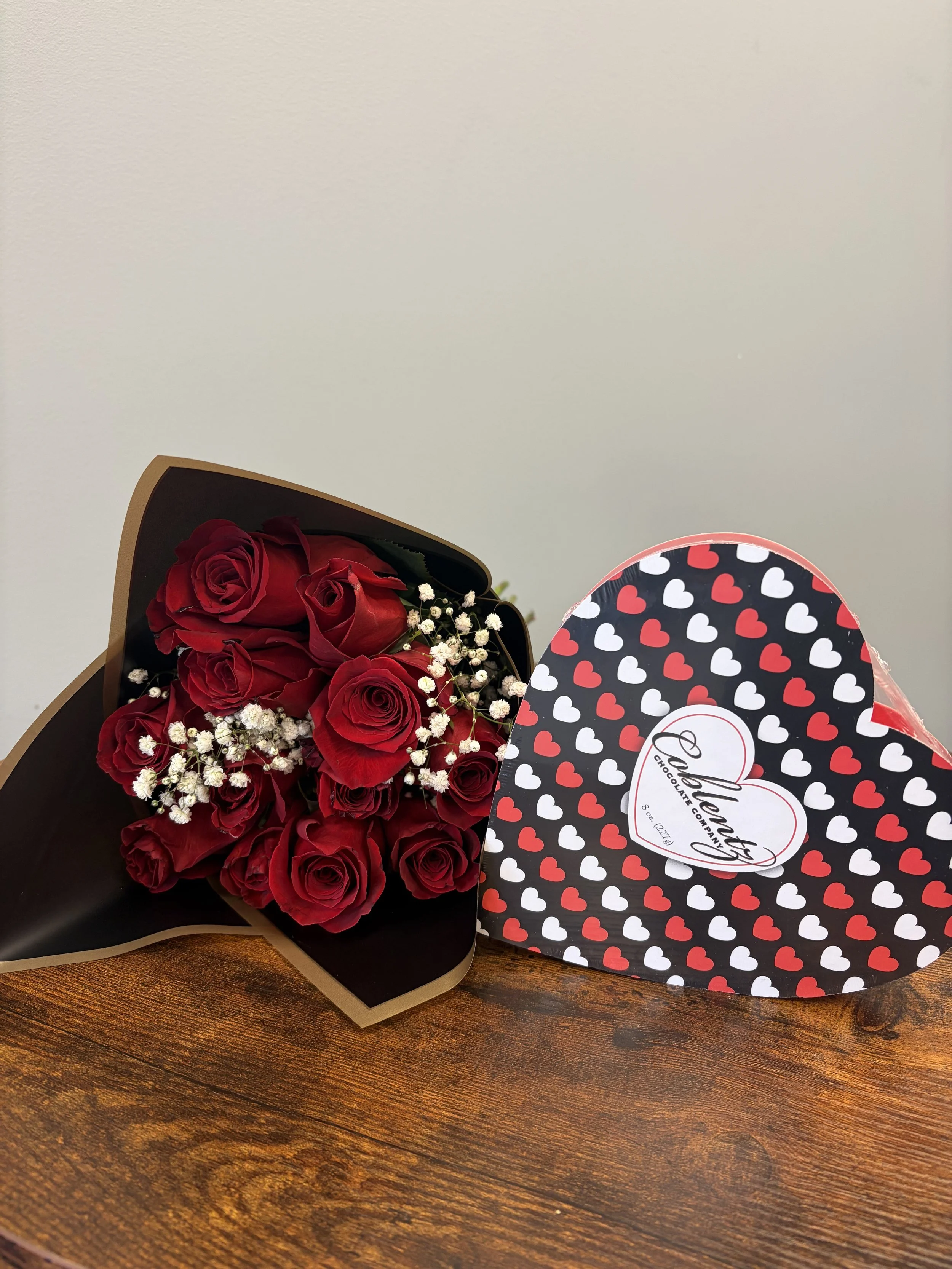 Dozen RED Roses - Large Chocolate