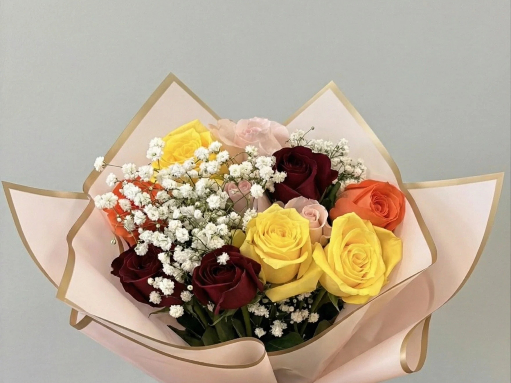 Two Dozen Rainbow Roses