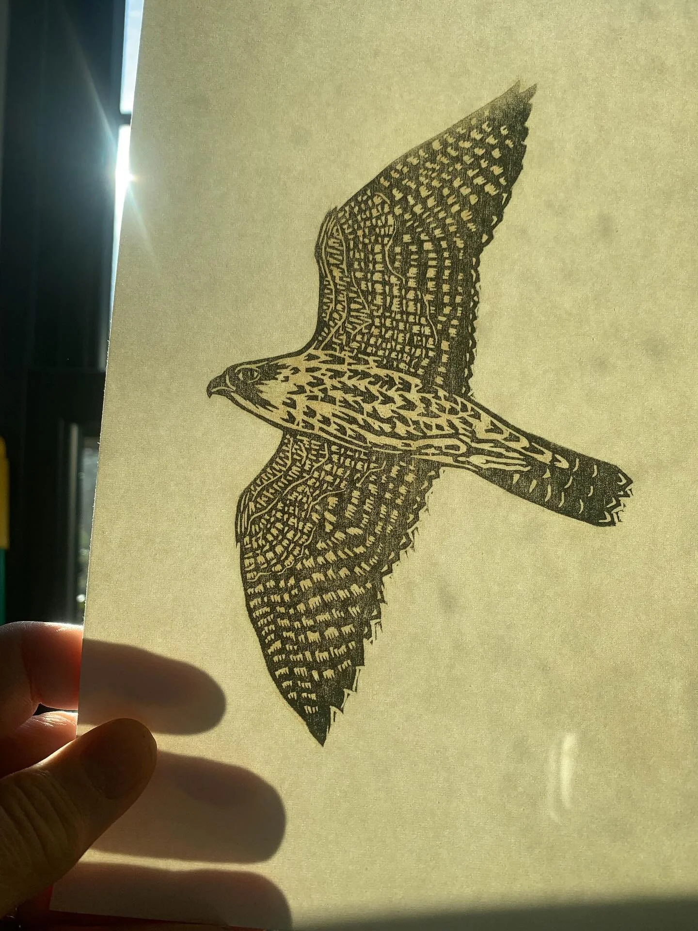 Woodcuts into the future.