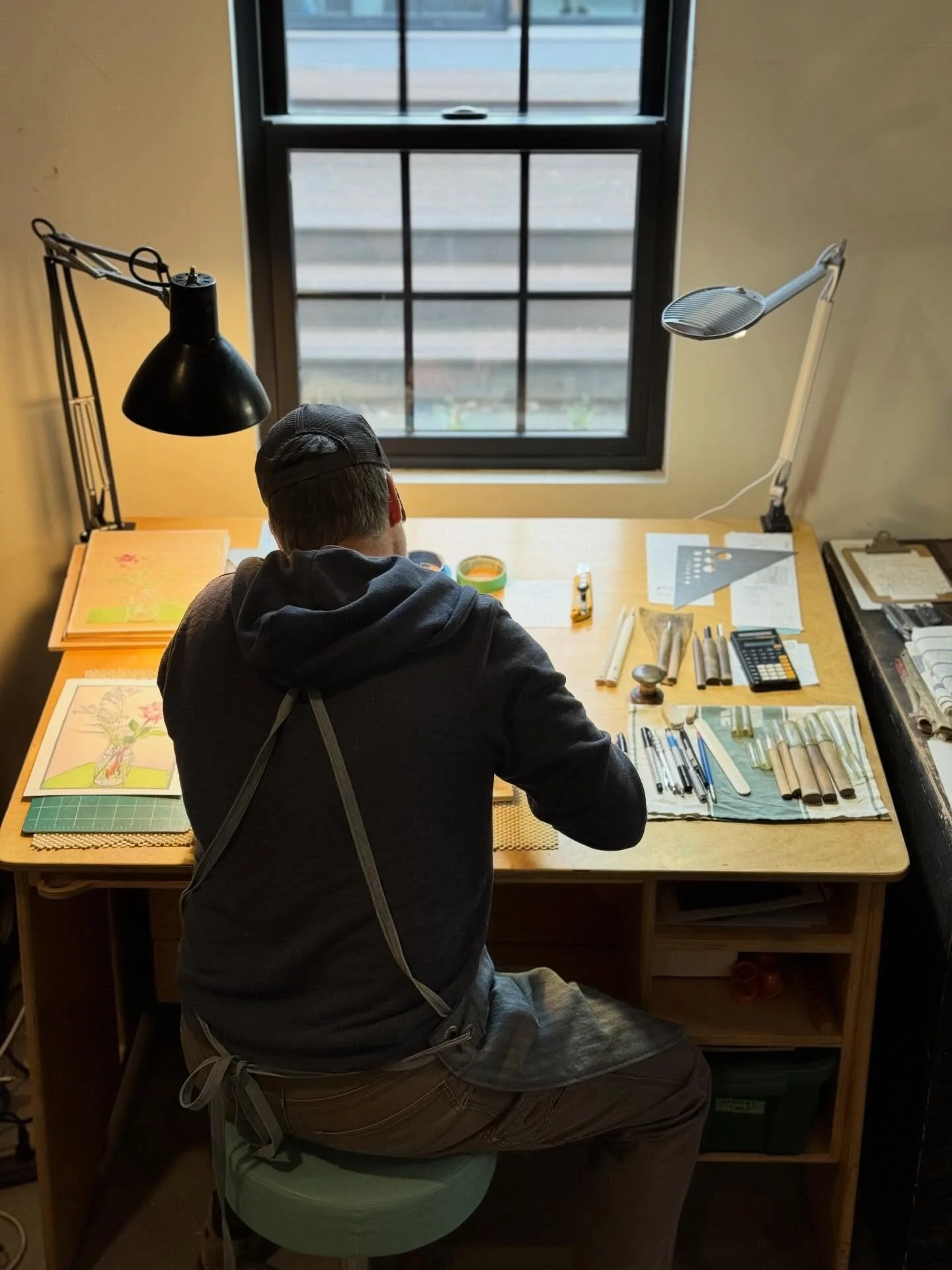 Do you have an activity that does not include a telephone and that requires working with your hands, long periods of contemplation, and potential failure?