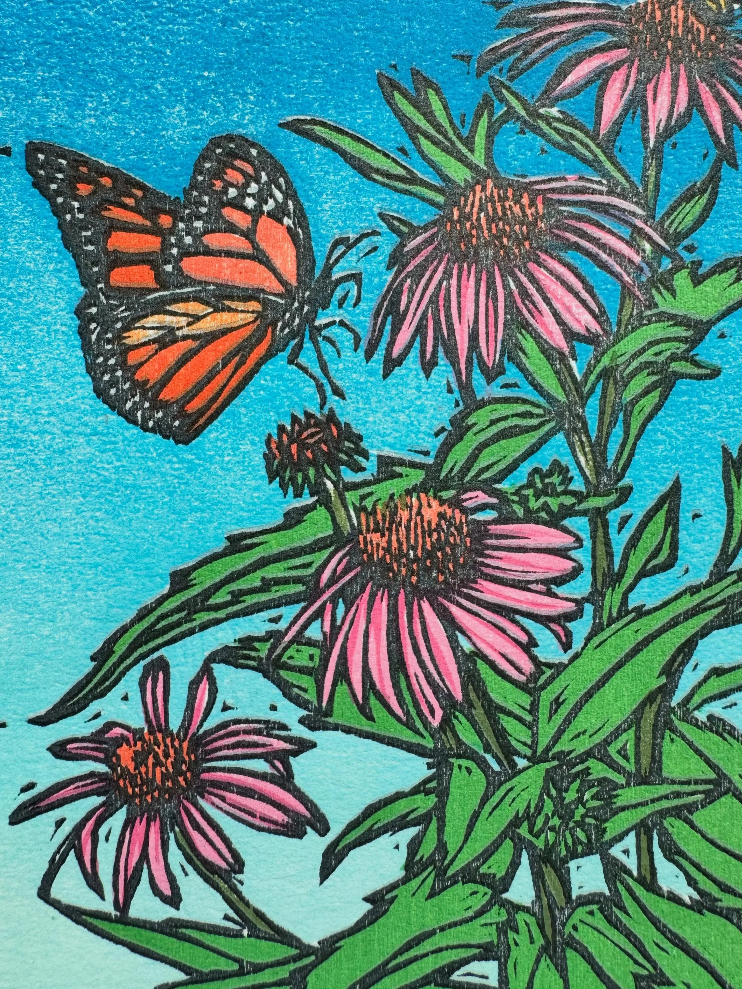 &ldquo;Providence of the Monarch,&rdquo; reduction woodcut. One of the many available for purchase on my website, nickwroblewski.com