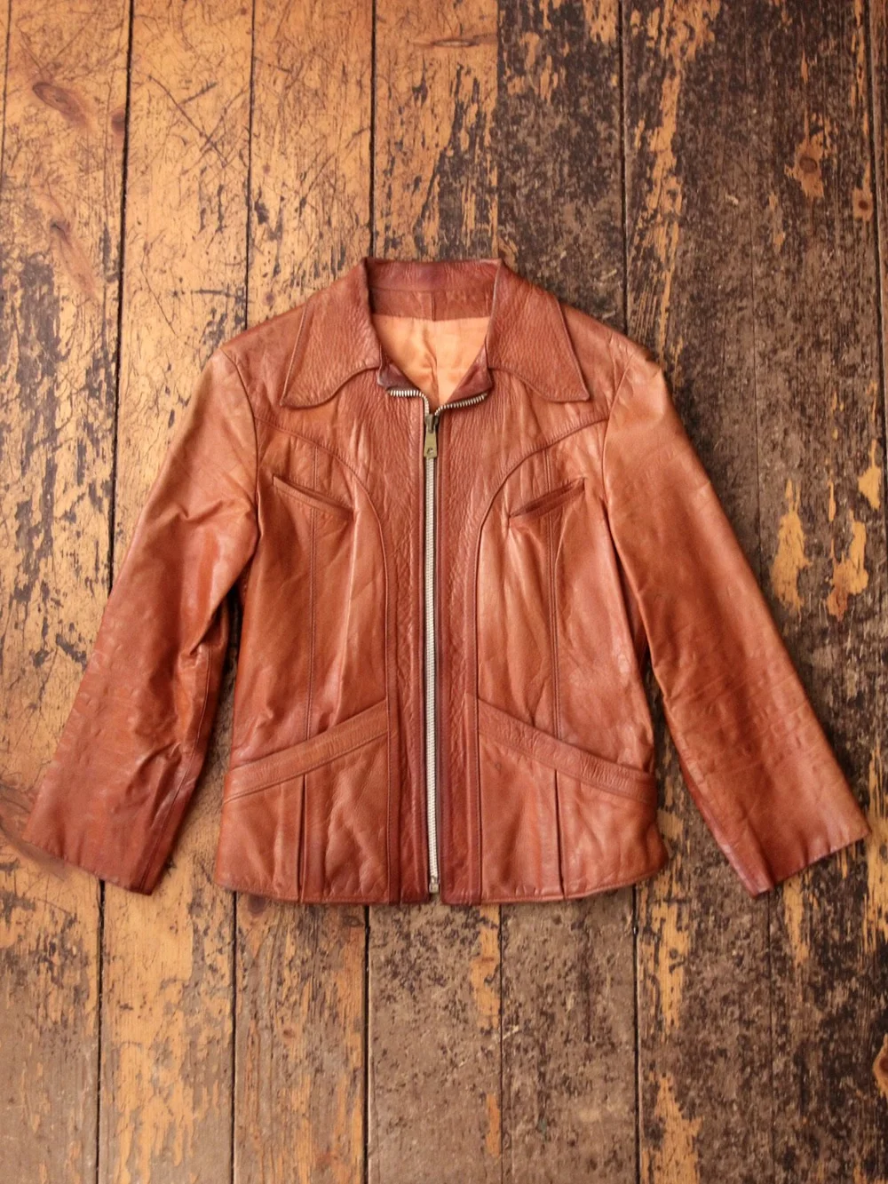 Original East West Musical Instruments Co Leather Jacket — East