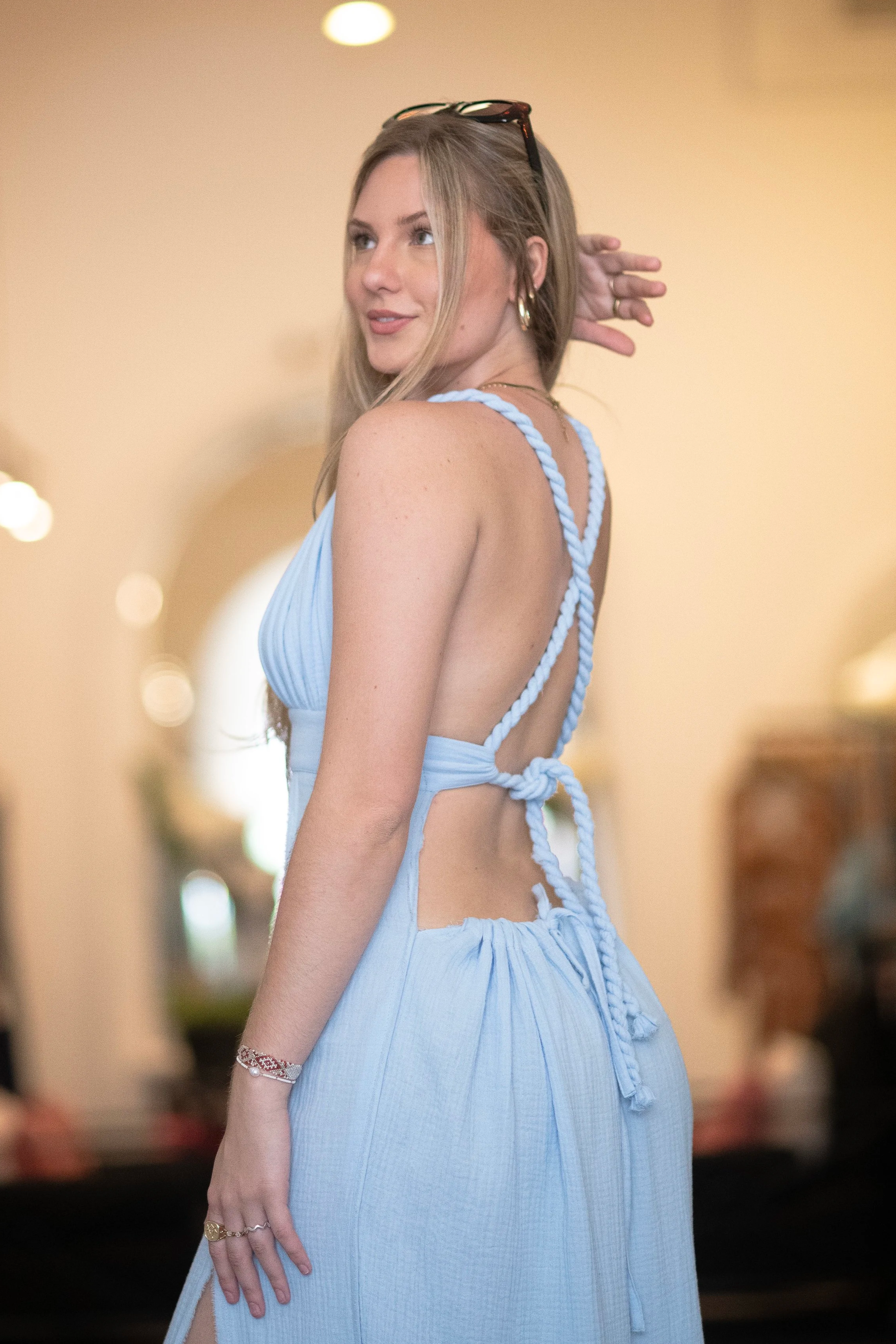 Olivia - azul bebé