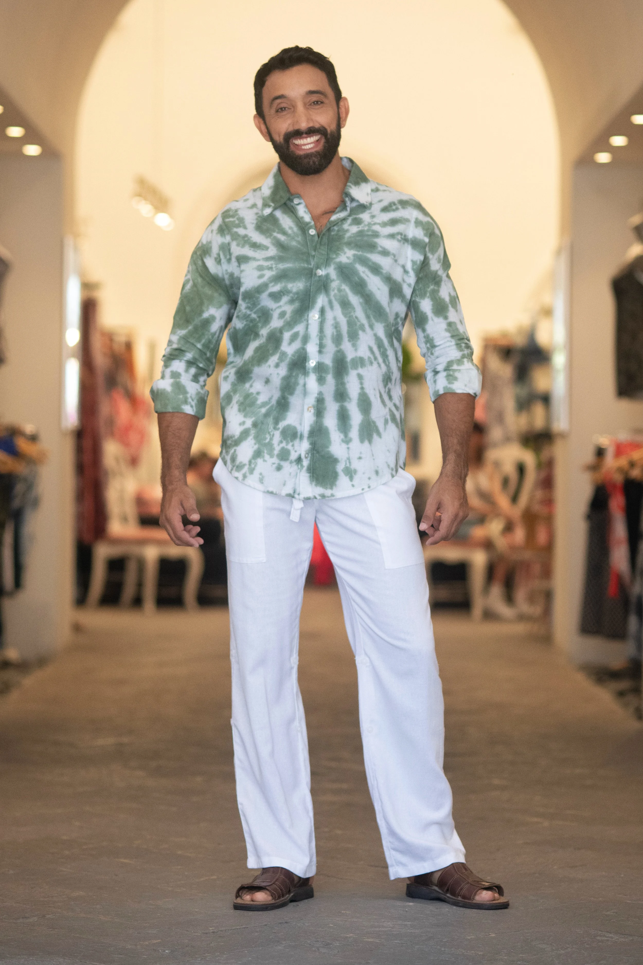 Sam Tie Dye - verde militar