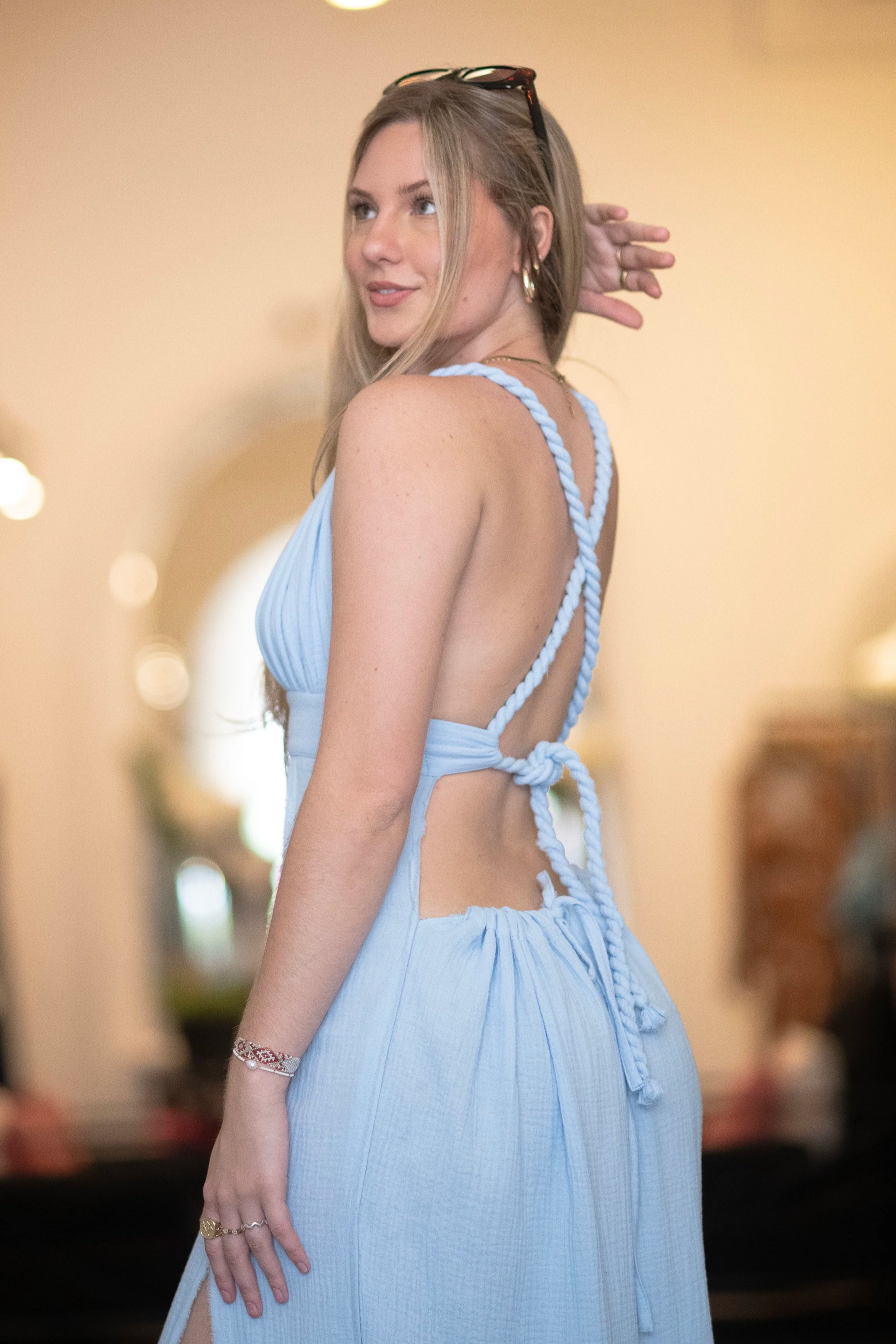 Olivia - azul bebé