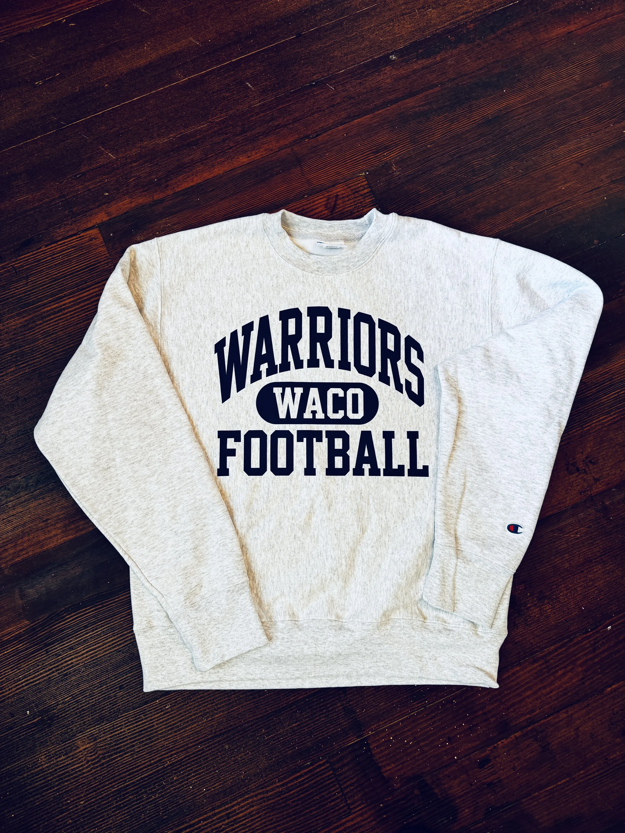 Throwback Champion WACO Sweatshirt (Light Gray)