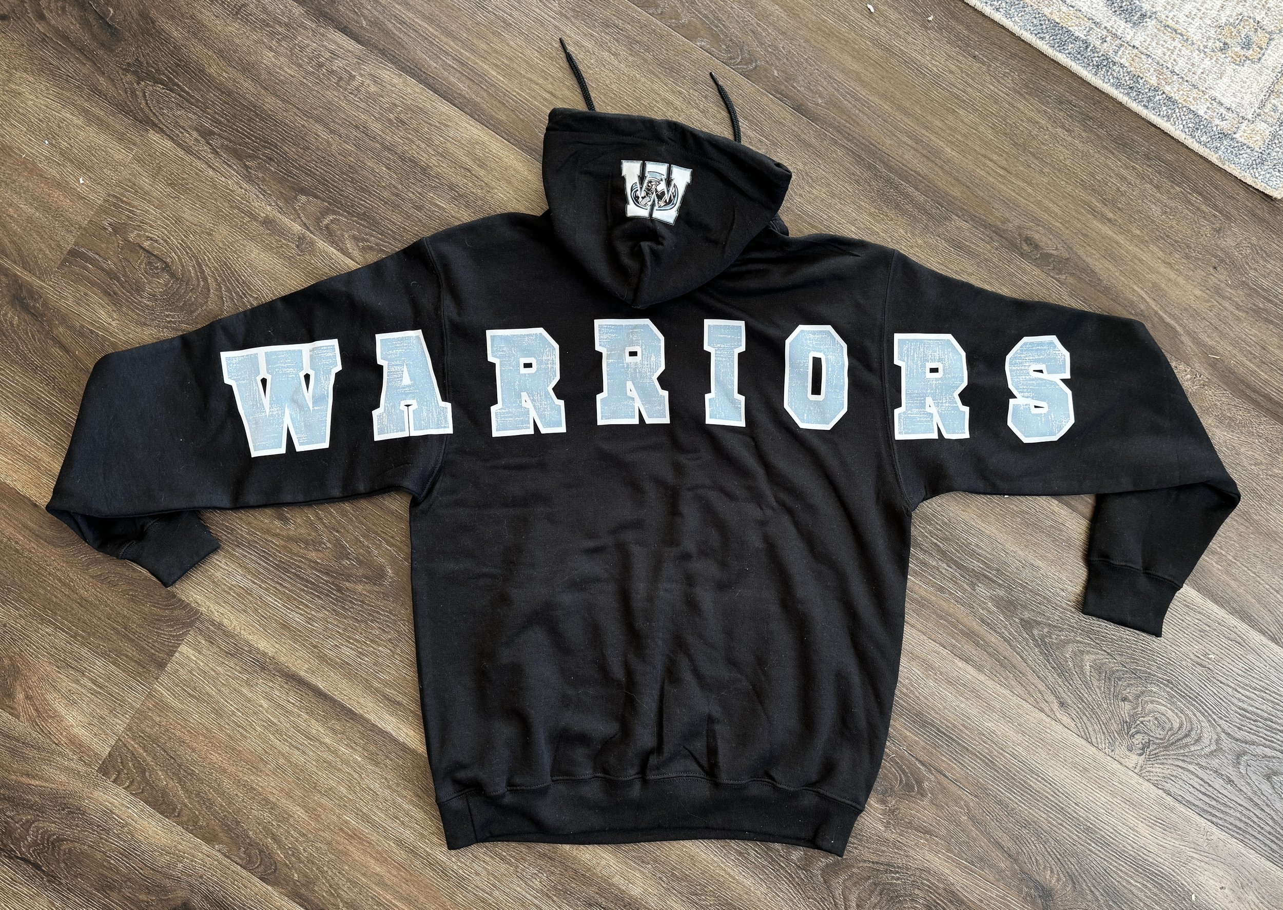 WARRIORS Distressed Hoodie
