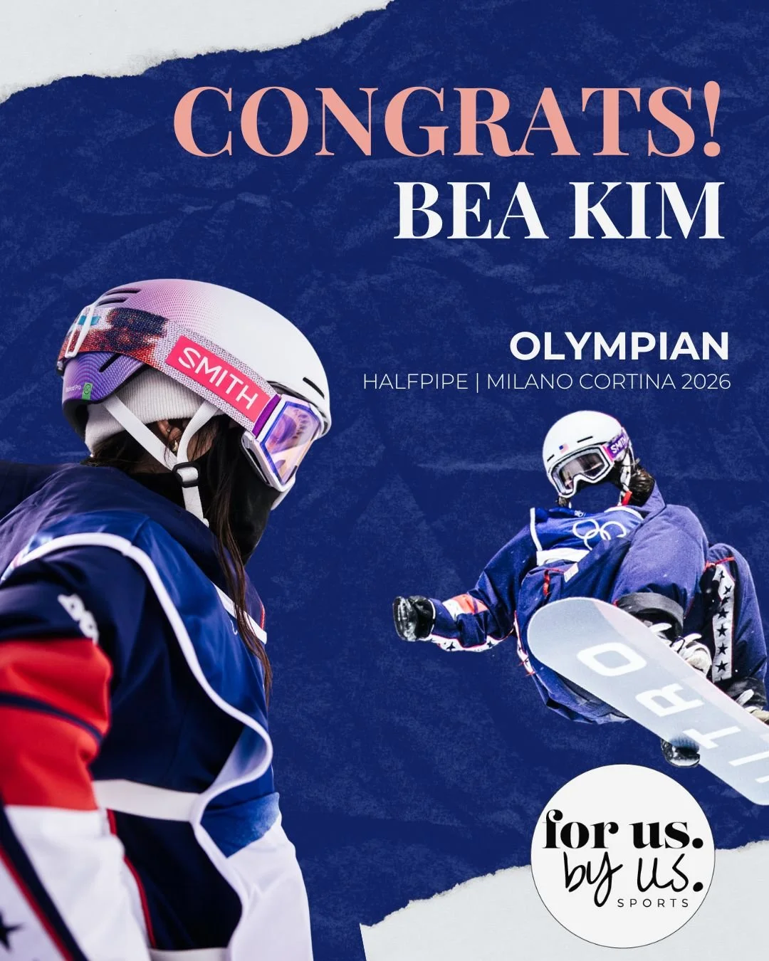 Congrats Bea Kim Olympian graphic