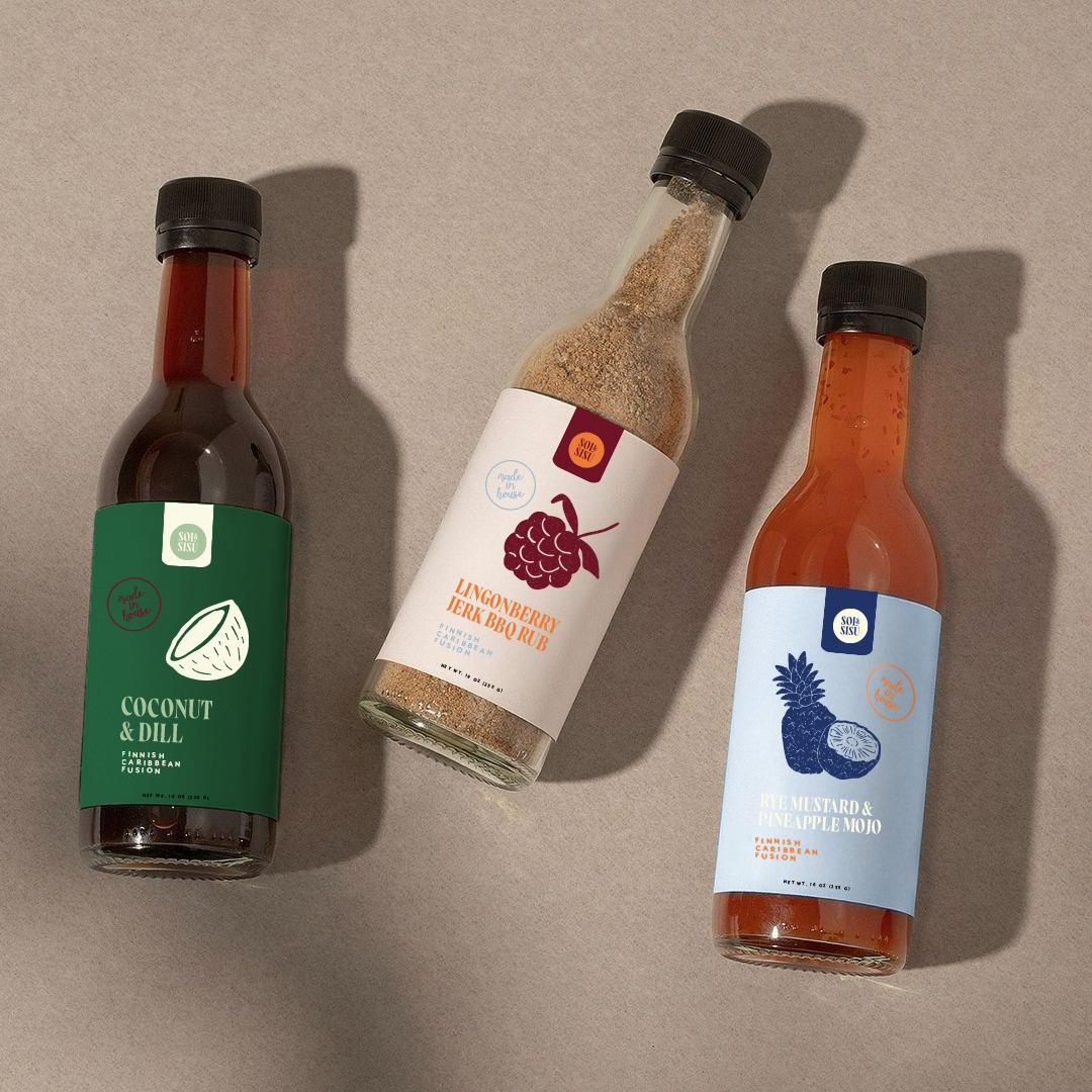 Sol&Sisu Sauce Bottles