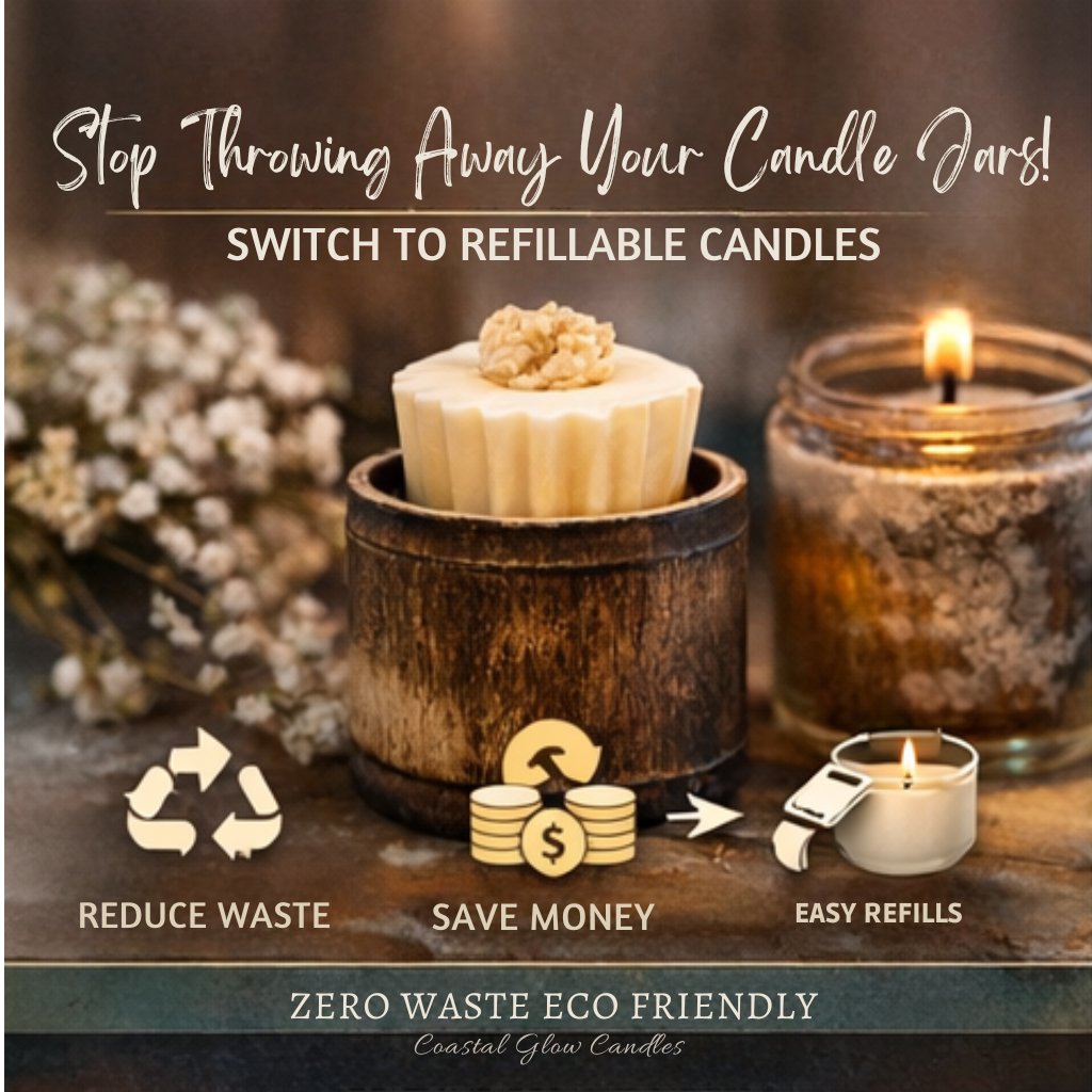 Reduce and reuse - Switch to our refillable Candles