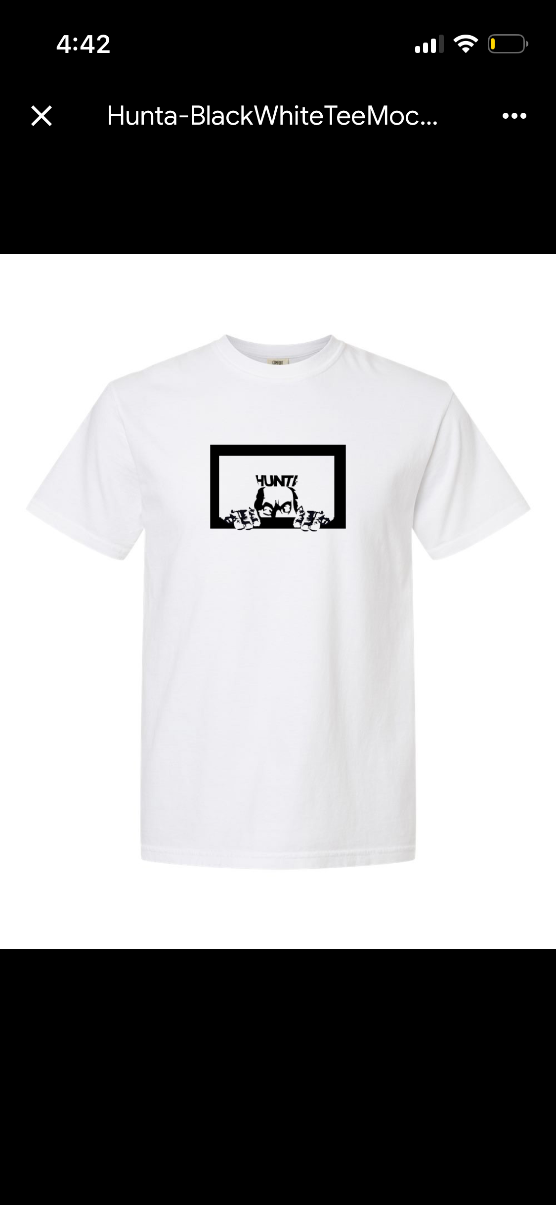HUNTA Brand Peeking Tee