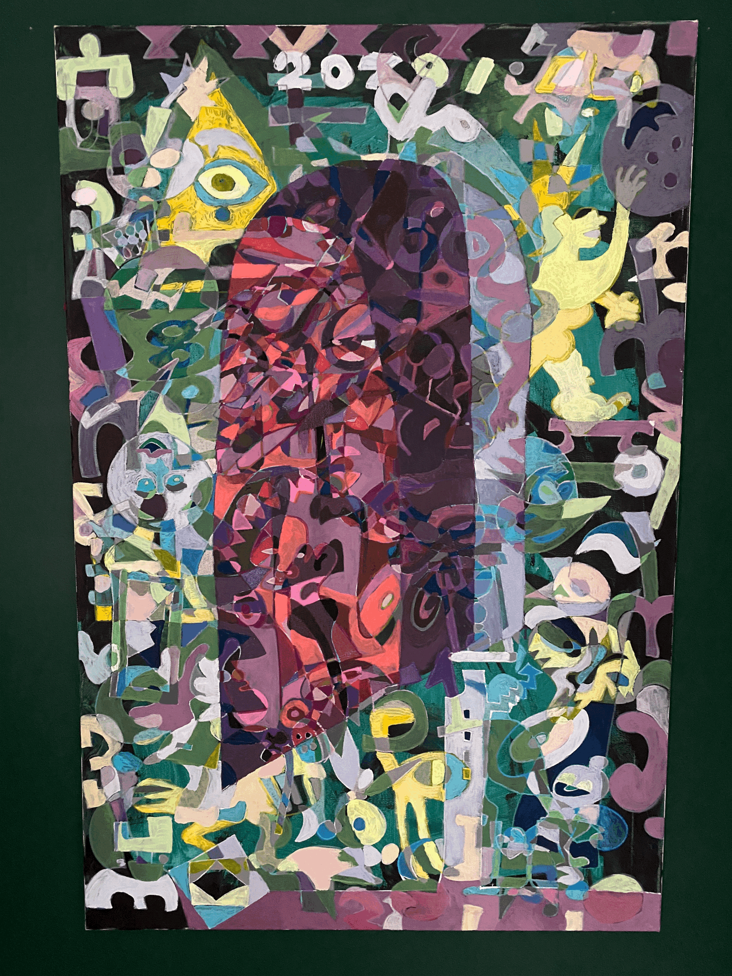 Hypergrafia explored in painting