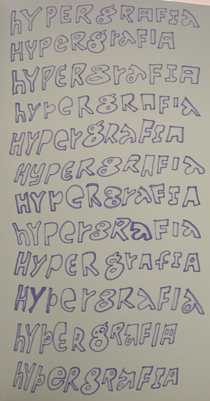 Hypergrafia