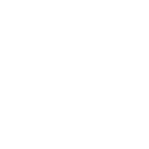 White rainbow-shaped lines on a black background.