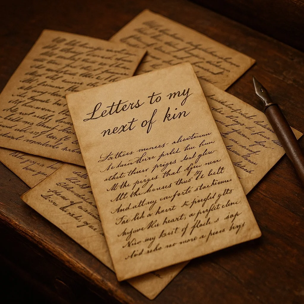 What Truly Lasts? A Letter to My Next of Kin