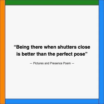 Each picture holds a thousand words
Each soaring forth like singing birds 
Moments sealed inside a space
Marking time in life&rsquo;s short race

Whether things or those we love
A picture shows the beauty of 
All the thoughts concealed in time
Framed