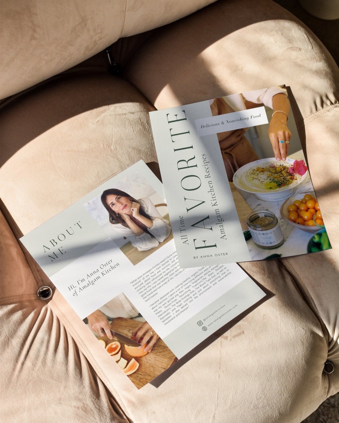 A closer look at the E-Cookbook created for Amalgam Kitchen. In it she's shared her all time favorite recipes. 

#creativedesign #design #creative #consulting #branding #designer #graphicdesigner #ebook #ecookbook #digitaldownloads #amalgamkitchen