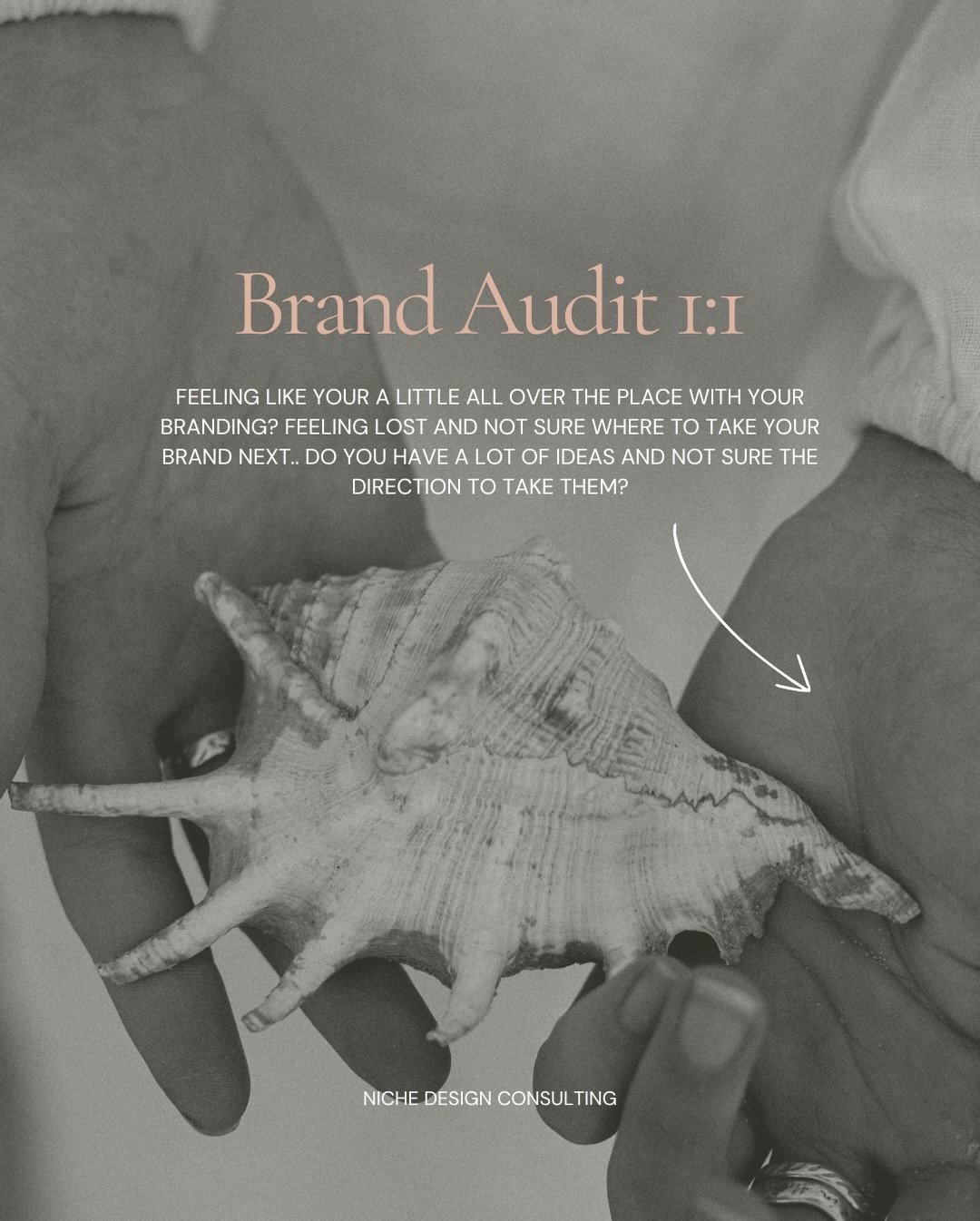 ✨ Brand Audit, One-on-One ✨
Feeling stuck, scattered, or unsure why your brand isn&rsquo;t clicking the way it should? A brand audit gives you clarity, direction, and a fresh perspective &mdash; all in a personalized 1:1 session built just for you.

