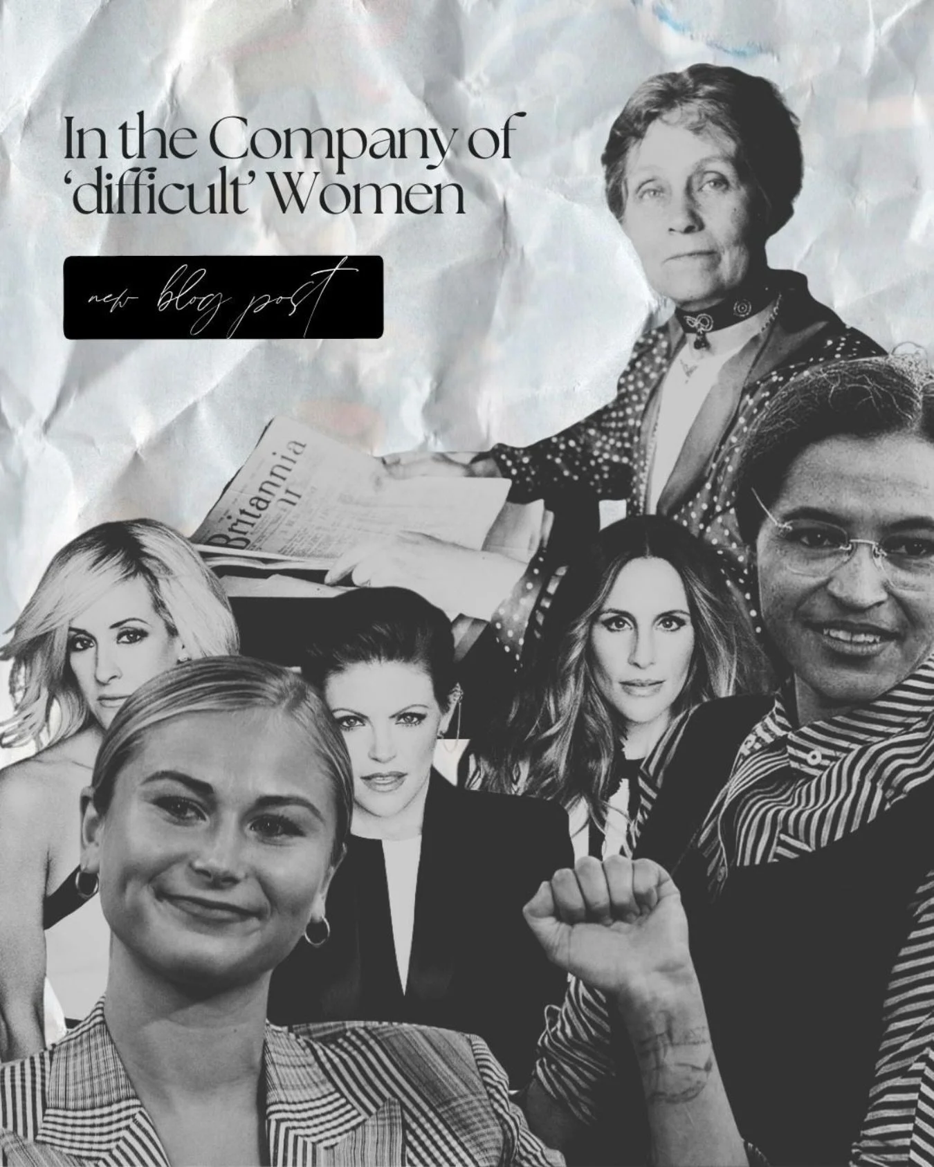 📣 Difficult, you say? @tamepunk is in the company of many women who were labeled much the same. As we march into another month of IWD equity theatre, let us focus on the brilliance of women and the causes they fight for, rather then the labels used 