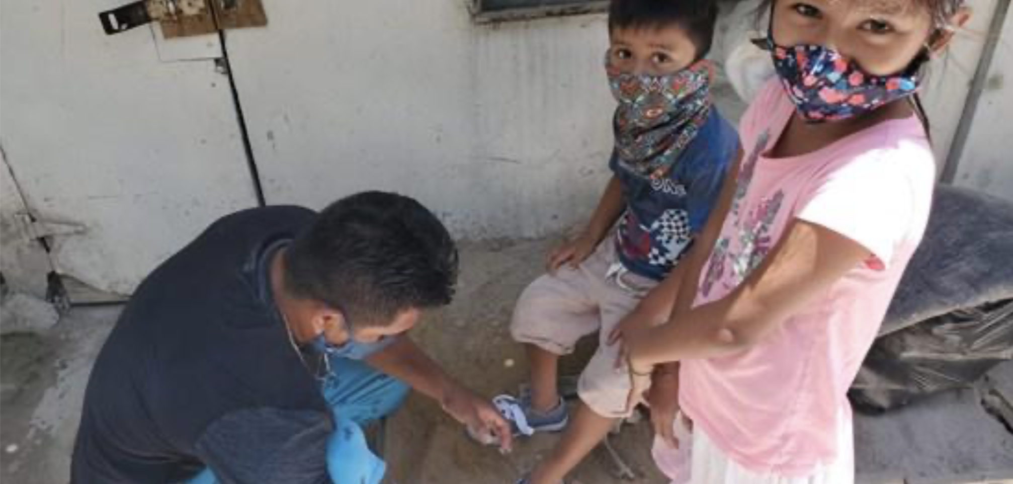 biilly4kids Billy Lerner Children receiving new shoes