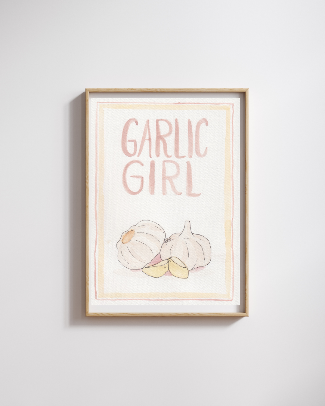 Garlic Girl Print