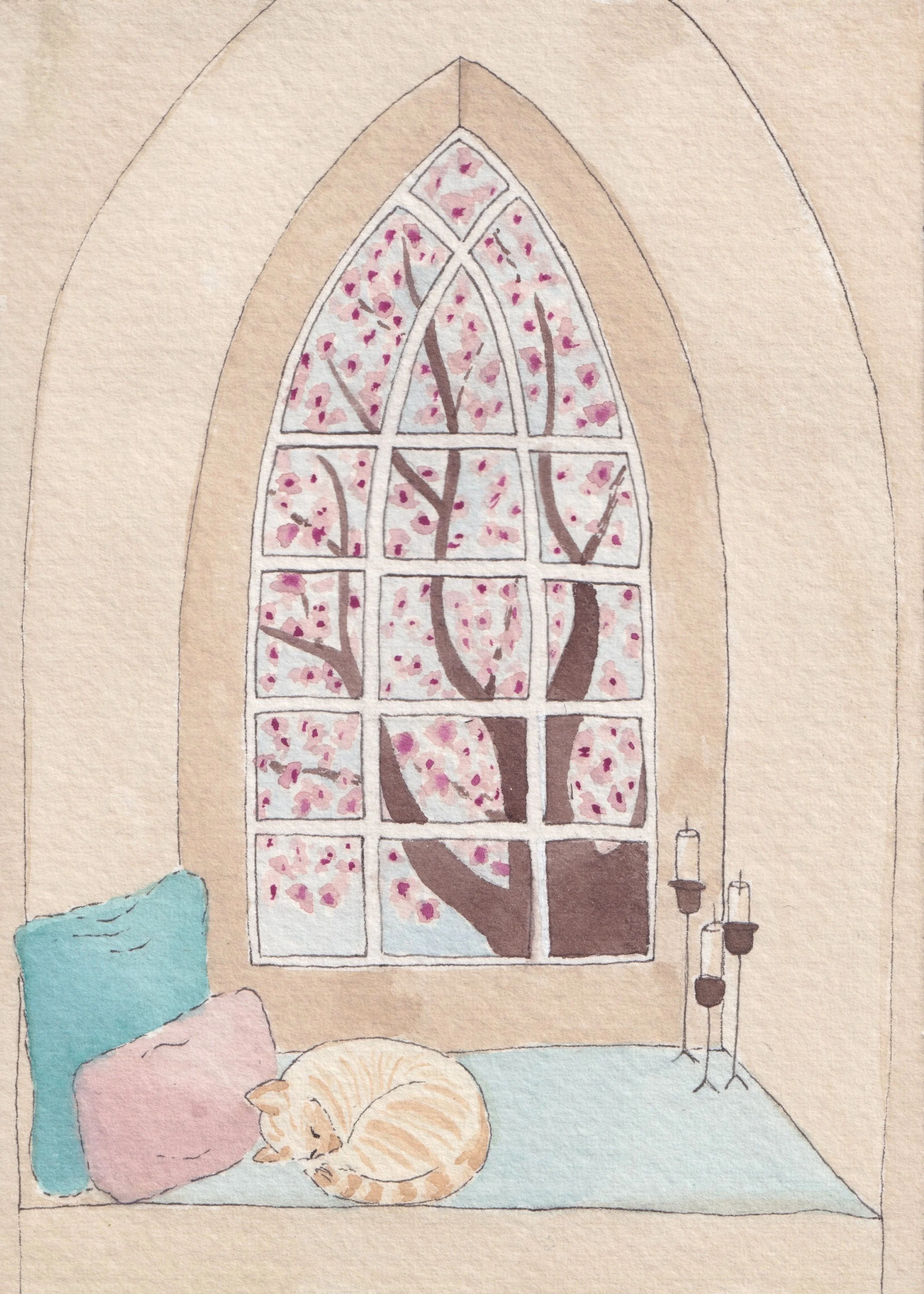 Pip and Cherry Blossoms - PS 5x7.jpeg