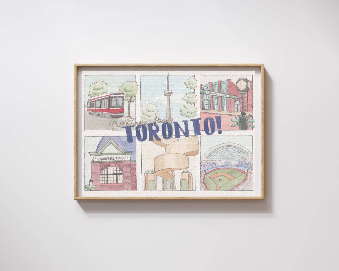 Toronto City Postcard