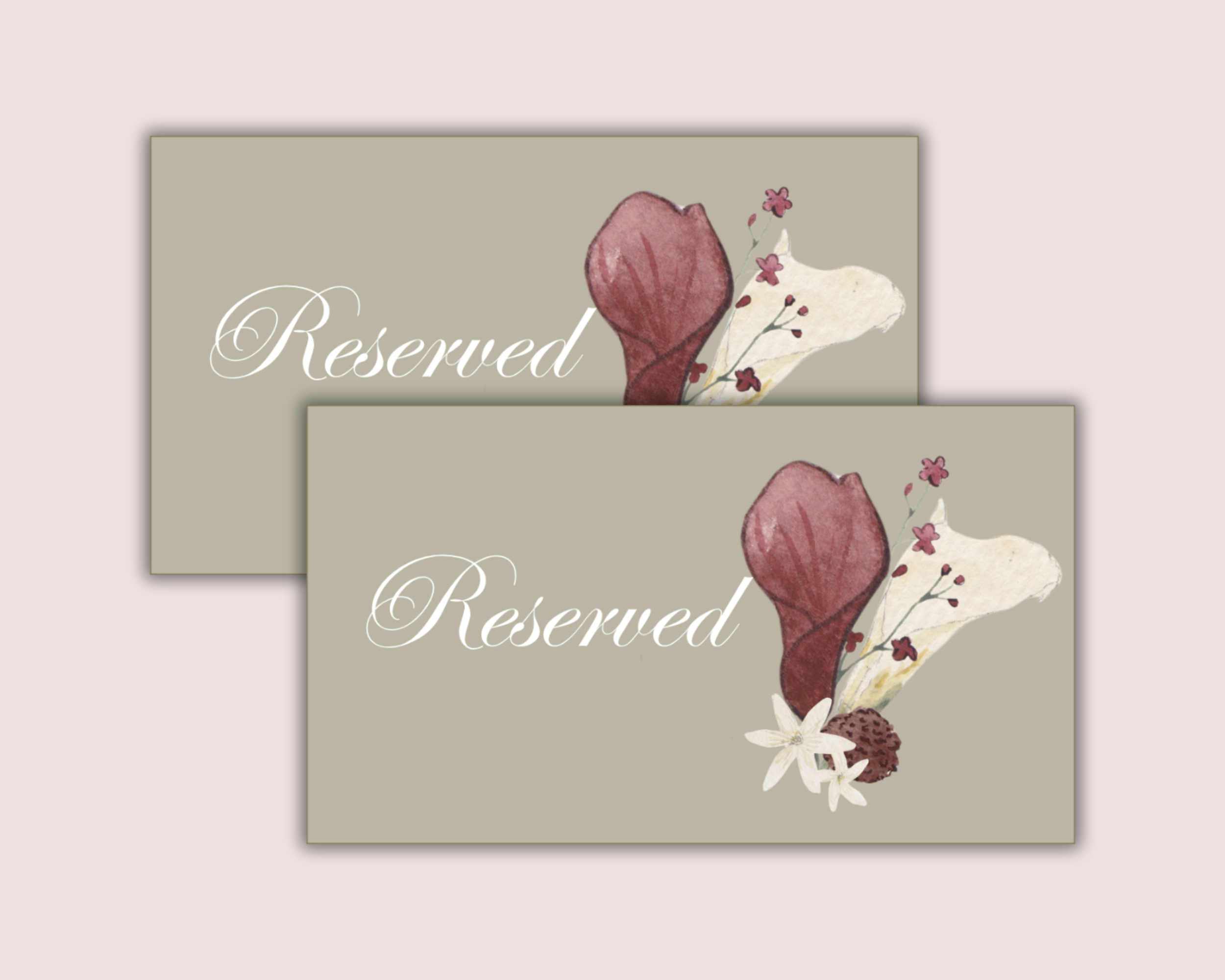 Reserved Signs