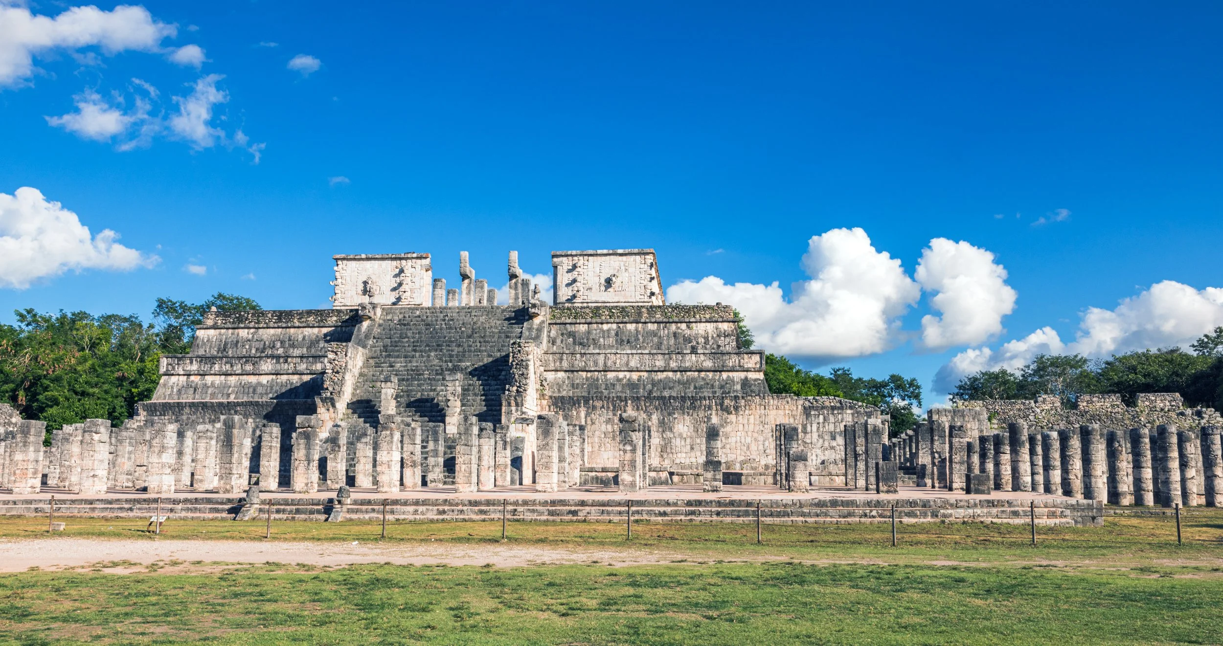 The Warrior's Temple at Chichen Itza, Yucatán, Mexico