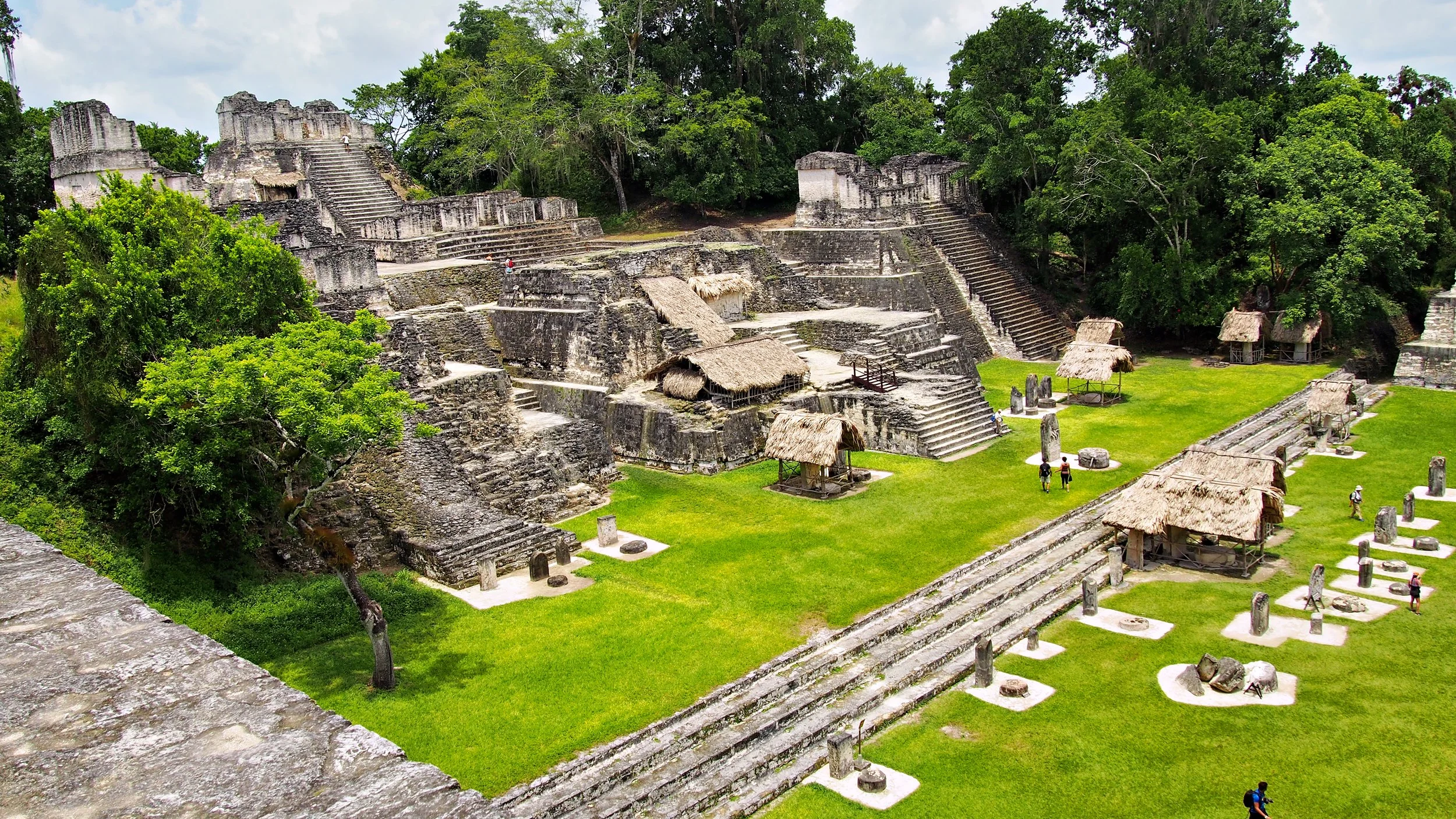 The Acropolis Norte at Tikal is Guatemala's largest Mayan complex