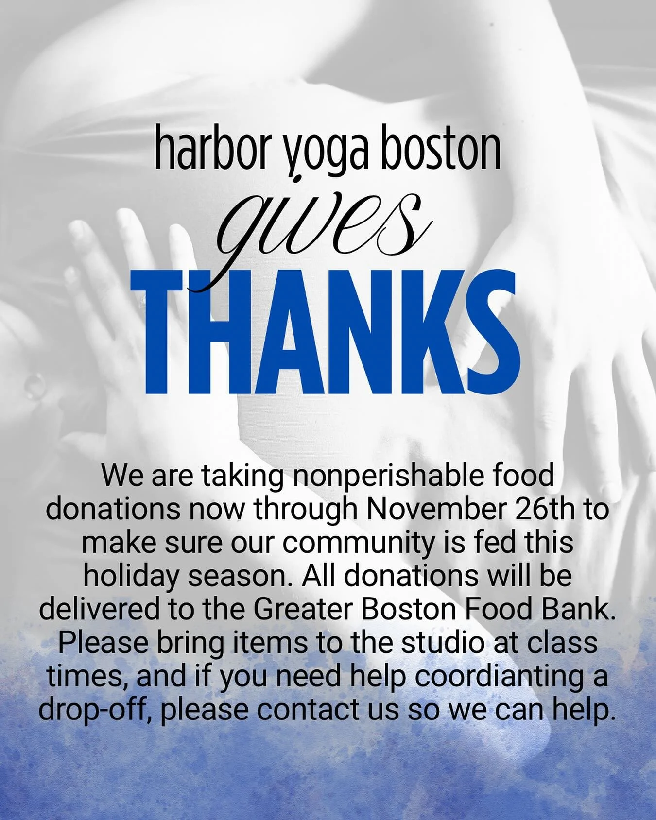 ✨GIVE THANKS✨

With the upcoming holiday season and many families in our city experiencing food insecurity, we want to call on our HYB community to help our small but mighty business make a small but mighty impact on someone&rsquo;s table this year. 