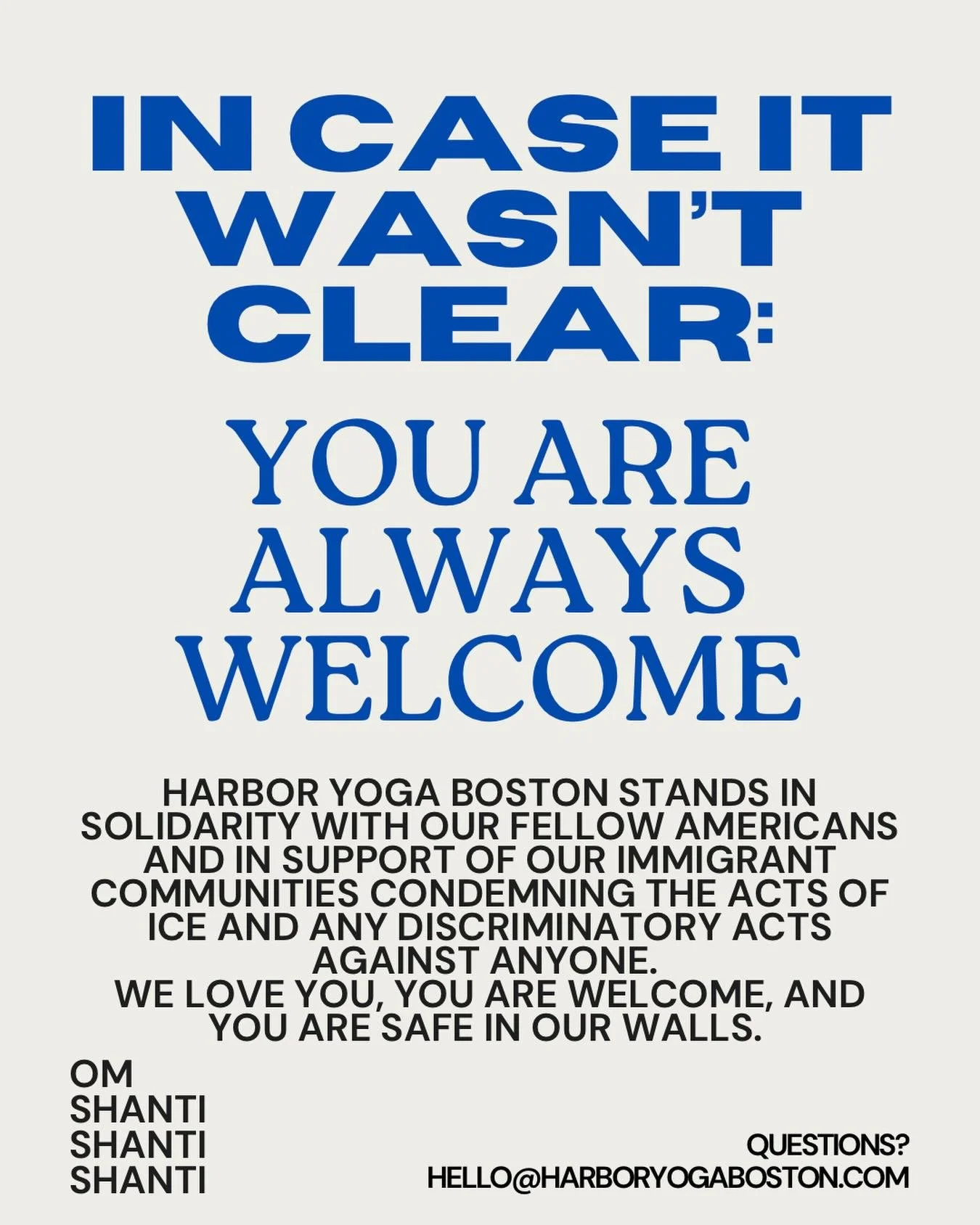 OM SHANTI SHANTI SHANTI : PEACE PEACE PEACE