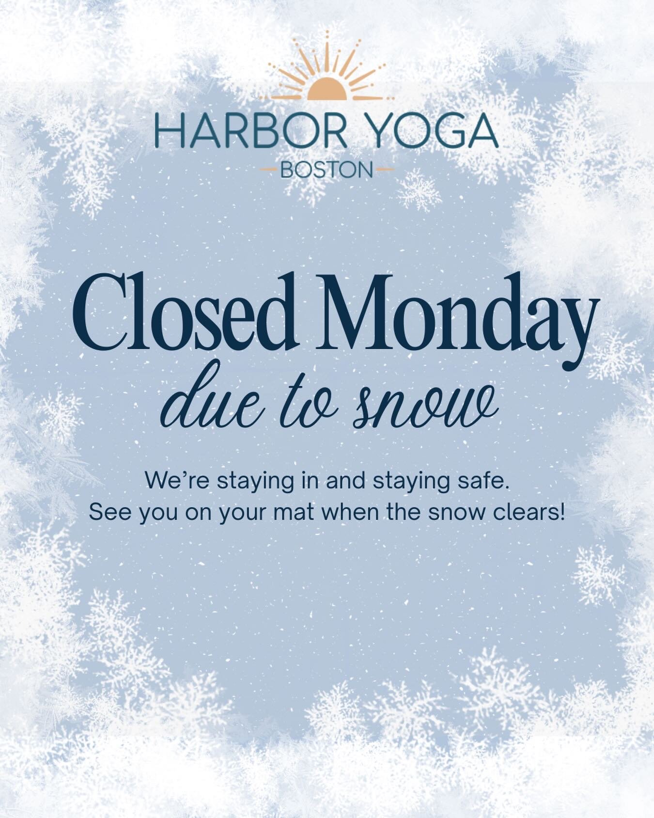 ✨SNOW DAY✨

Stay safe and we&rsquo;ll see you on the other side of shoveling!