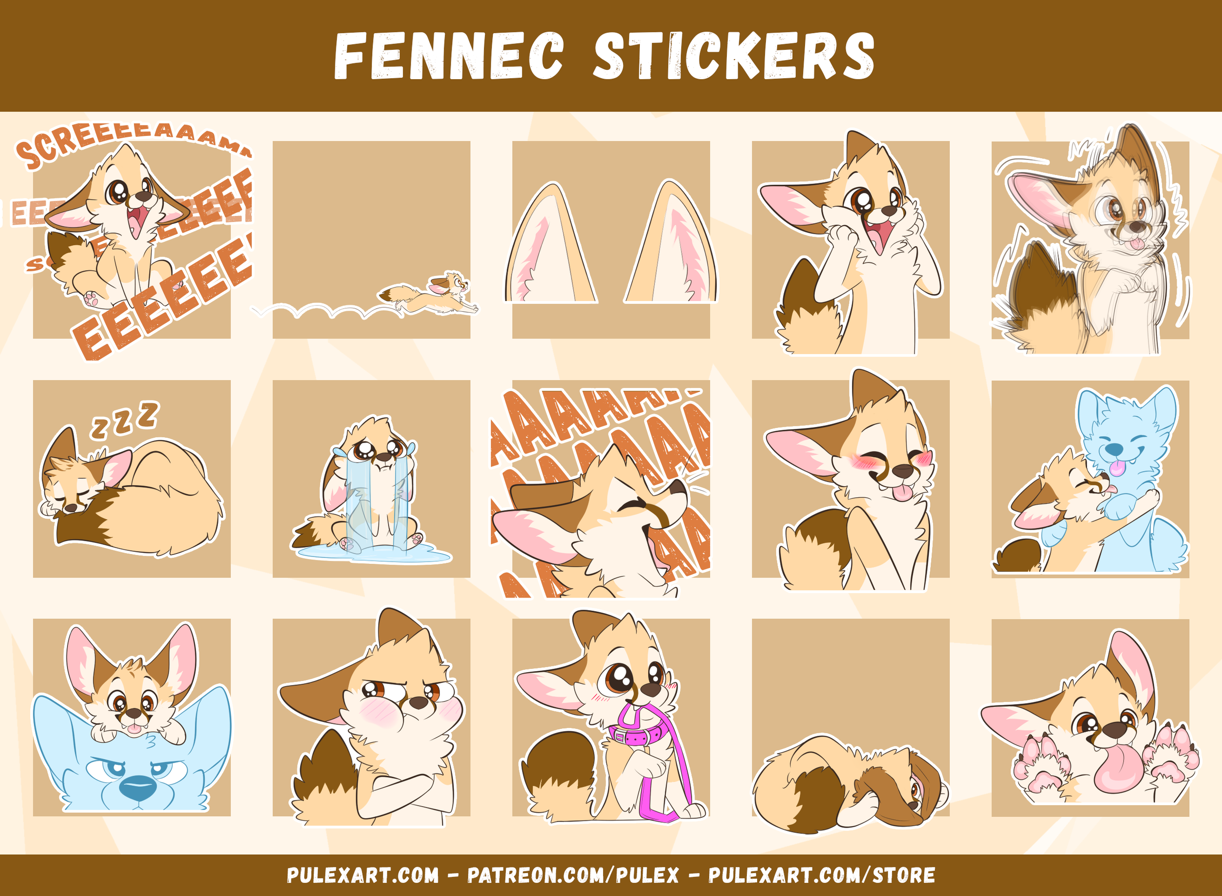 Fennec Sticker Bases