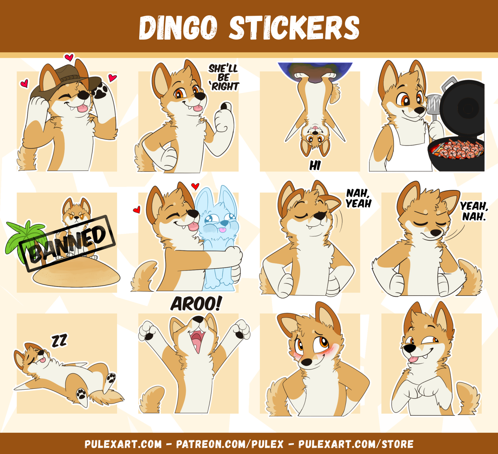 Dingo Sticker Bases